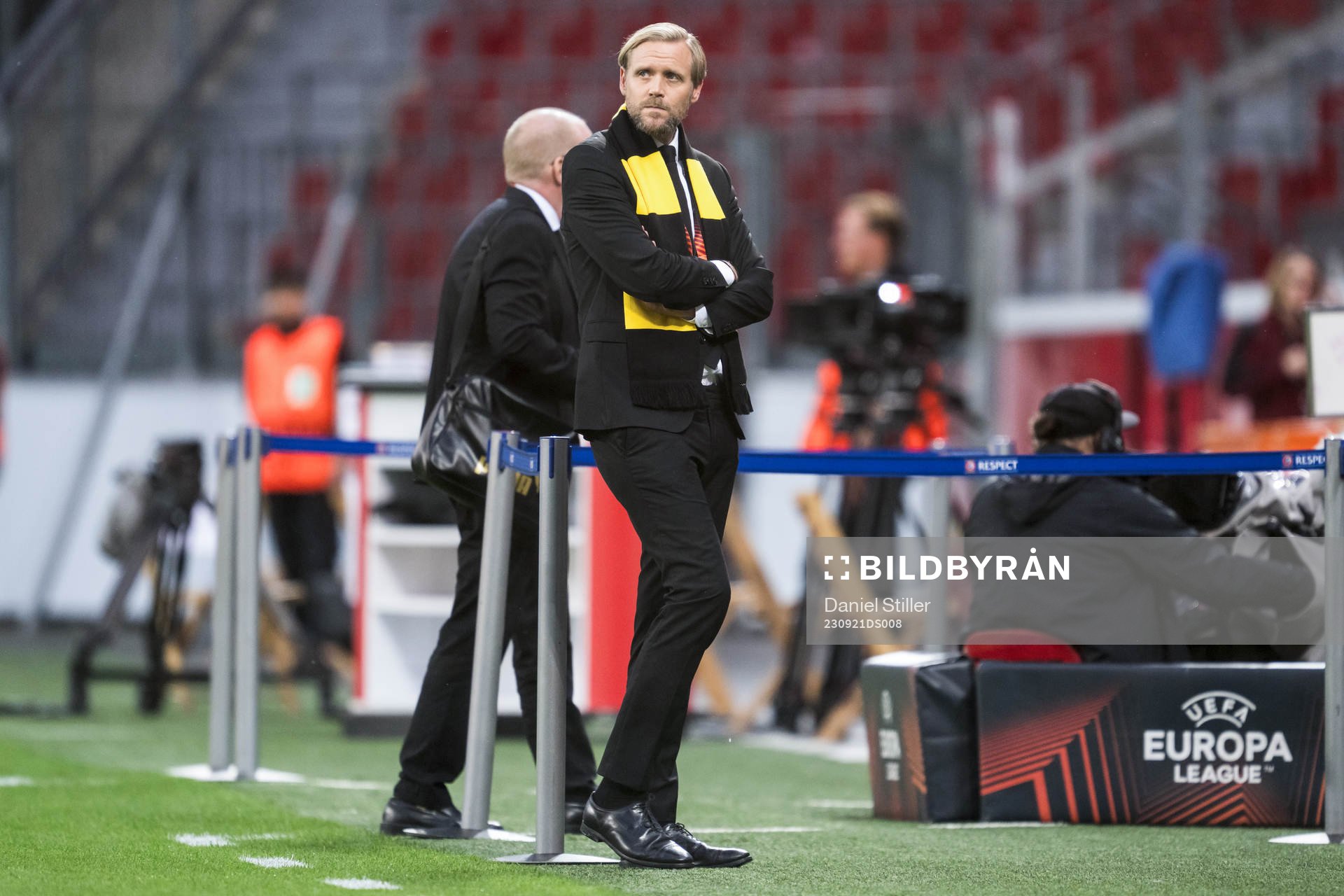 Marcus Jodin, CEO of Häcken, ahead the UEFA Europa League