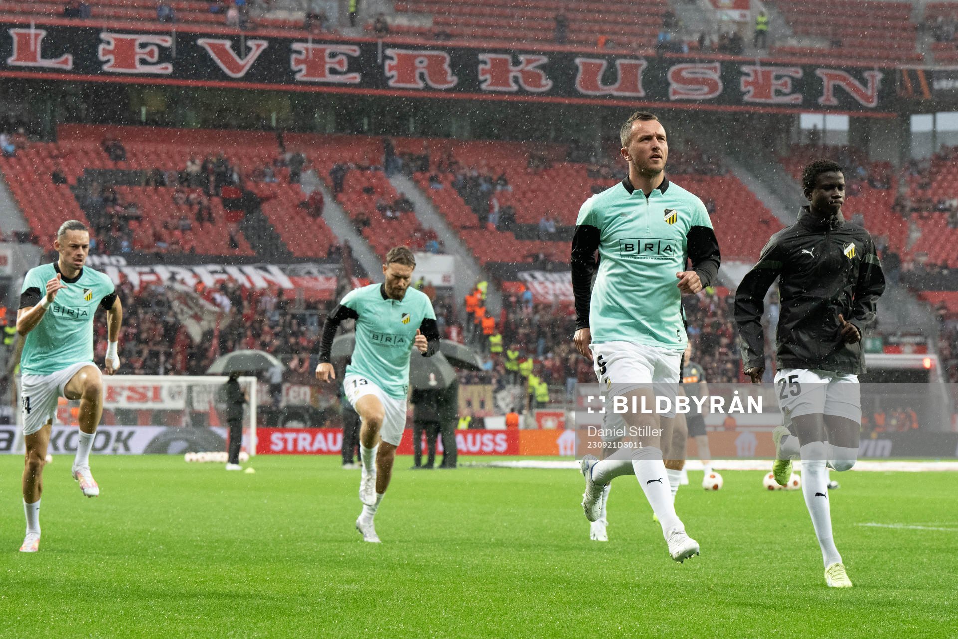 Amor Layouni, Simon Sandberg, Even Hovland and Abdoulaye