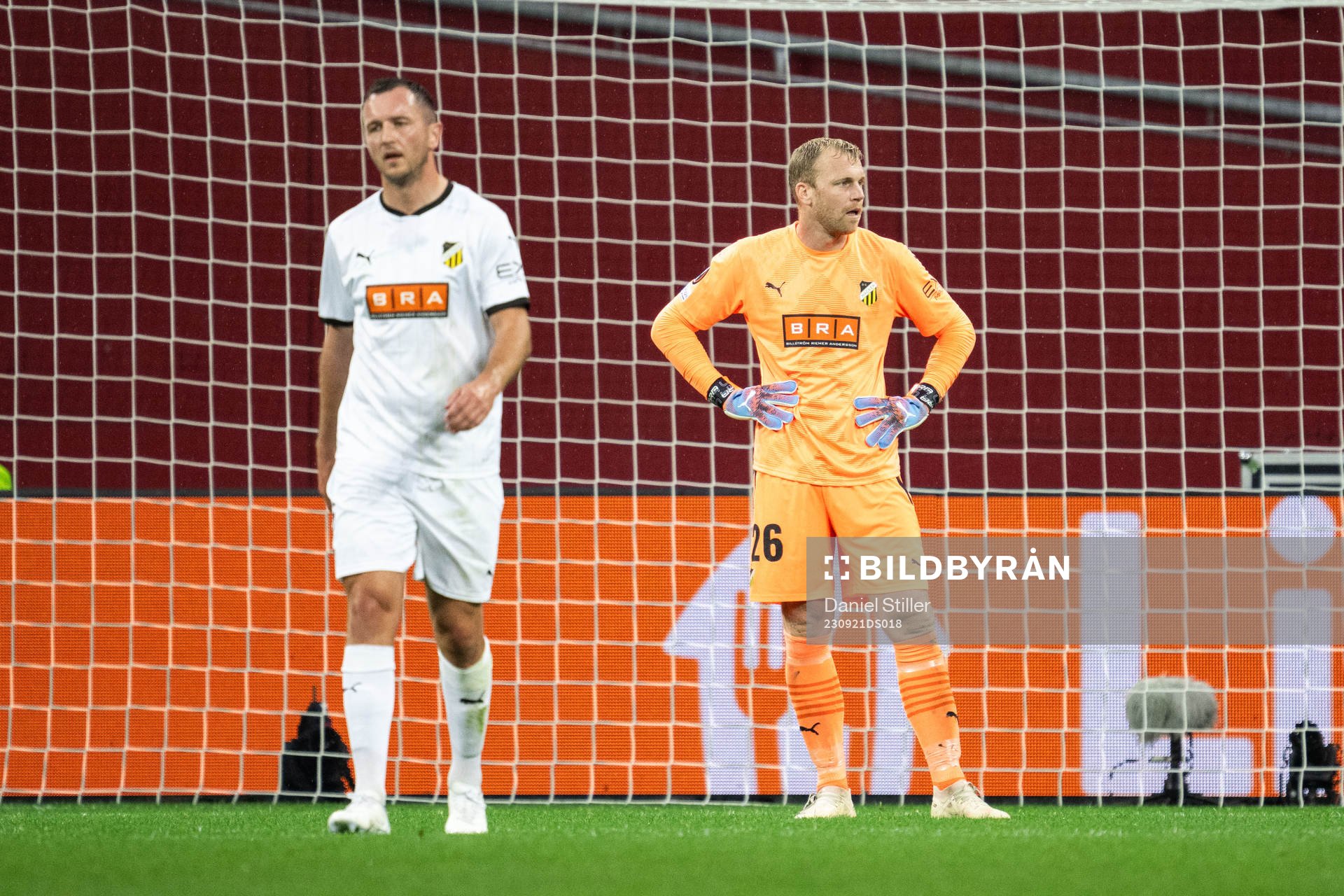 Goalkeeper Peter Abrahamsson of Häcken looks dejected