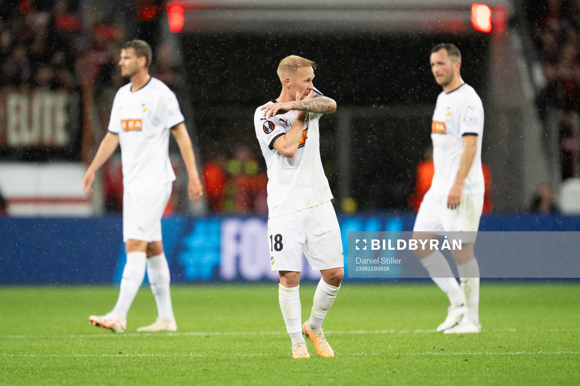 Mikkel Rygaard Jensen of Häcken looks depressed