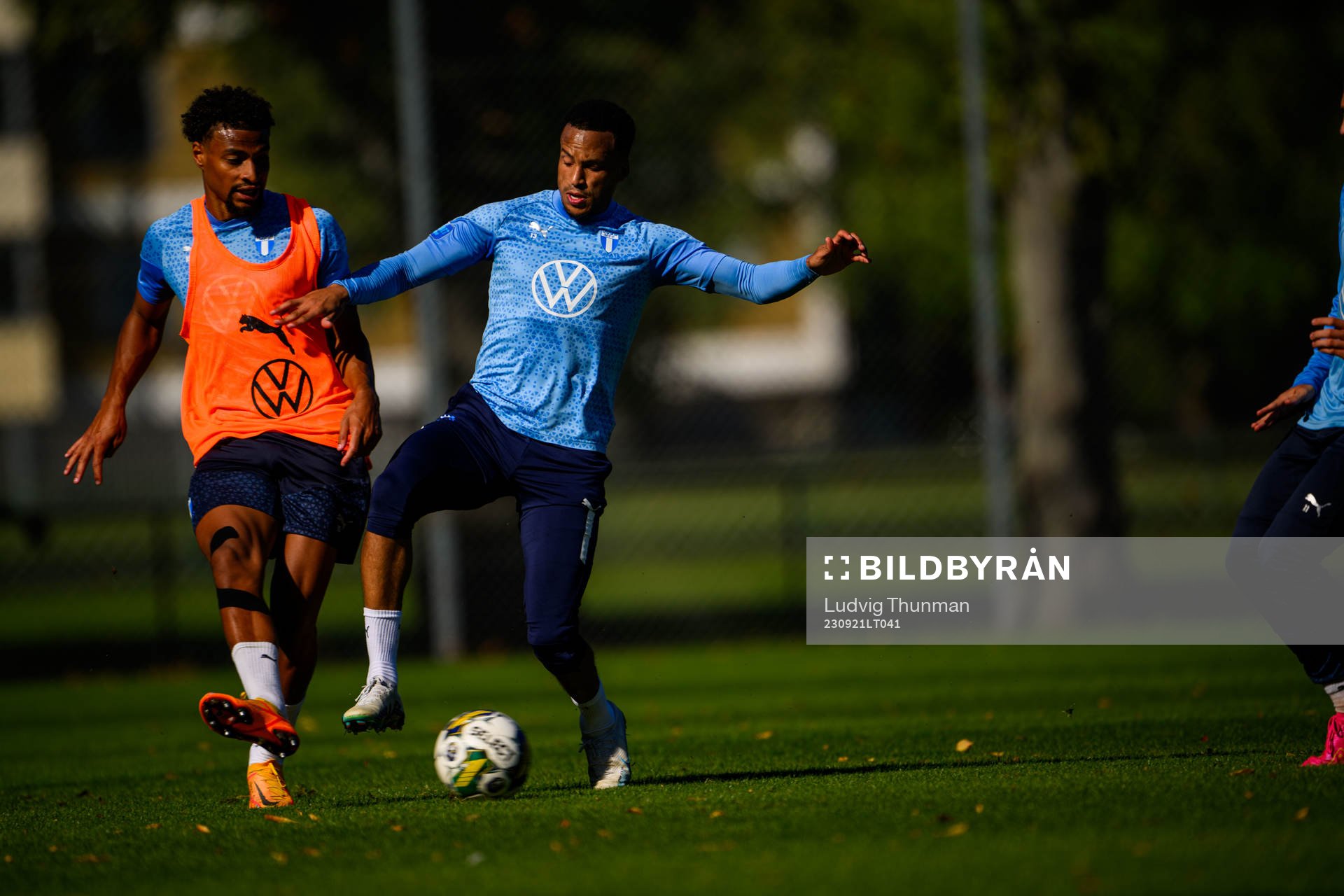 Malmö FFs Joseph Ceesay och Martin Olsson