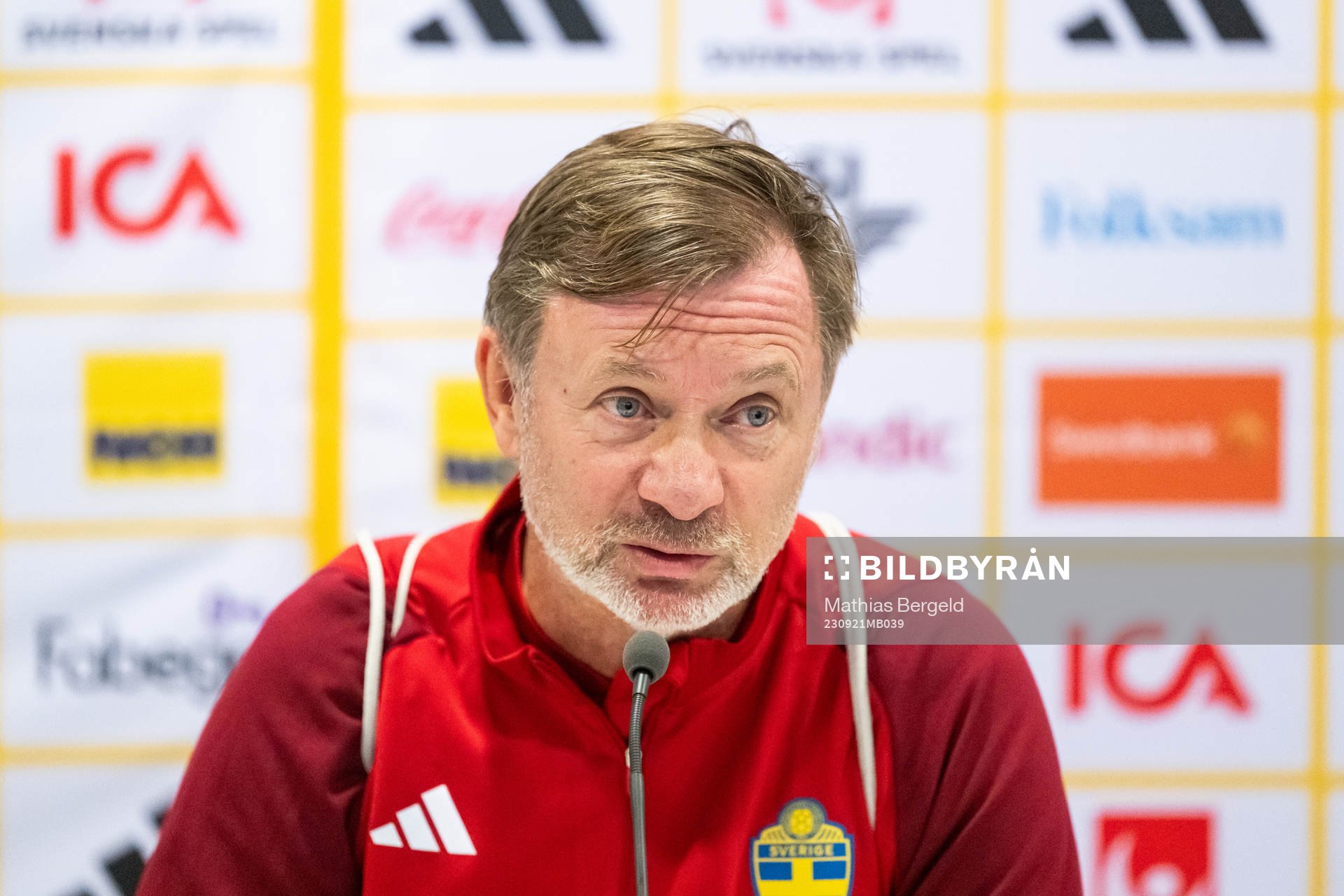 Head coach Peter Gerhardsson
