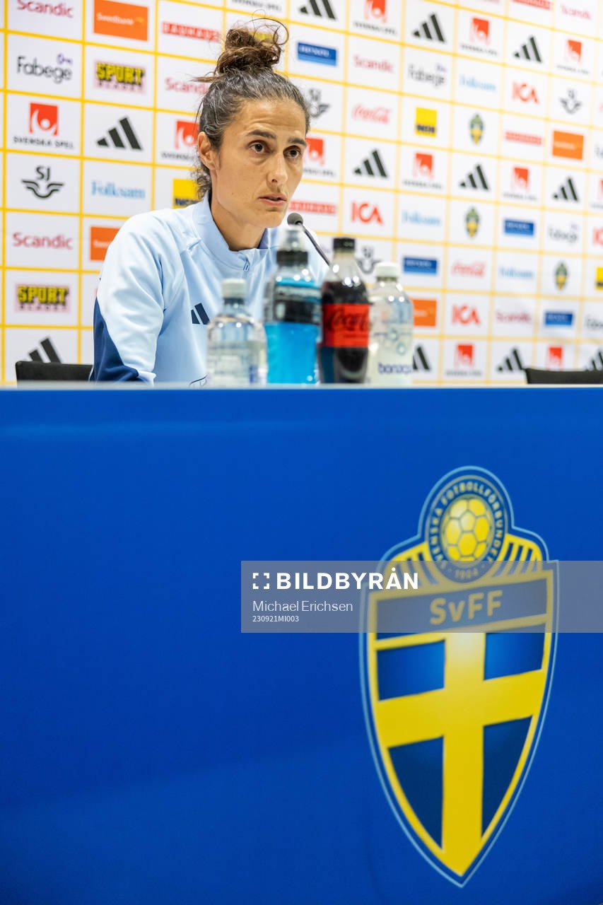 Head coach Montse Tomé of the Spanish Women's national