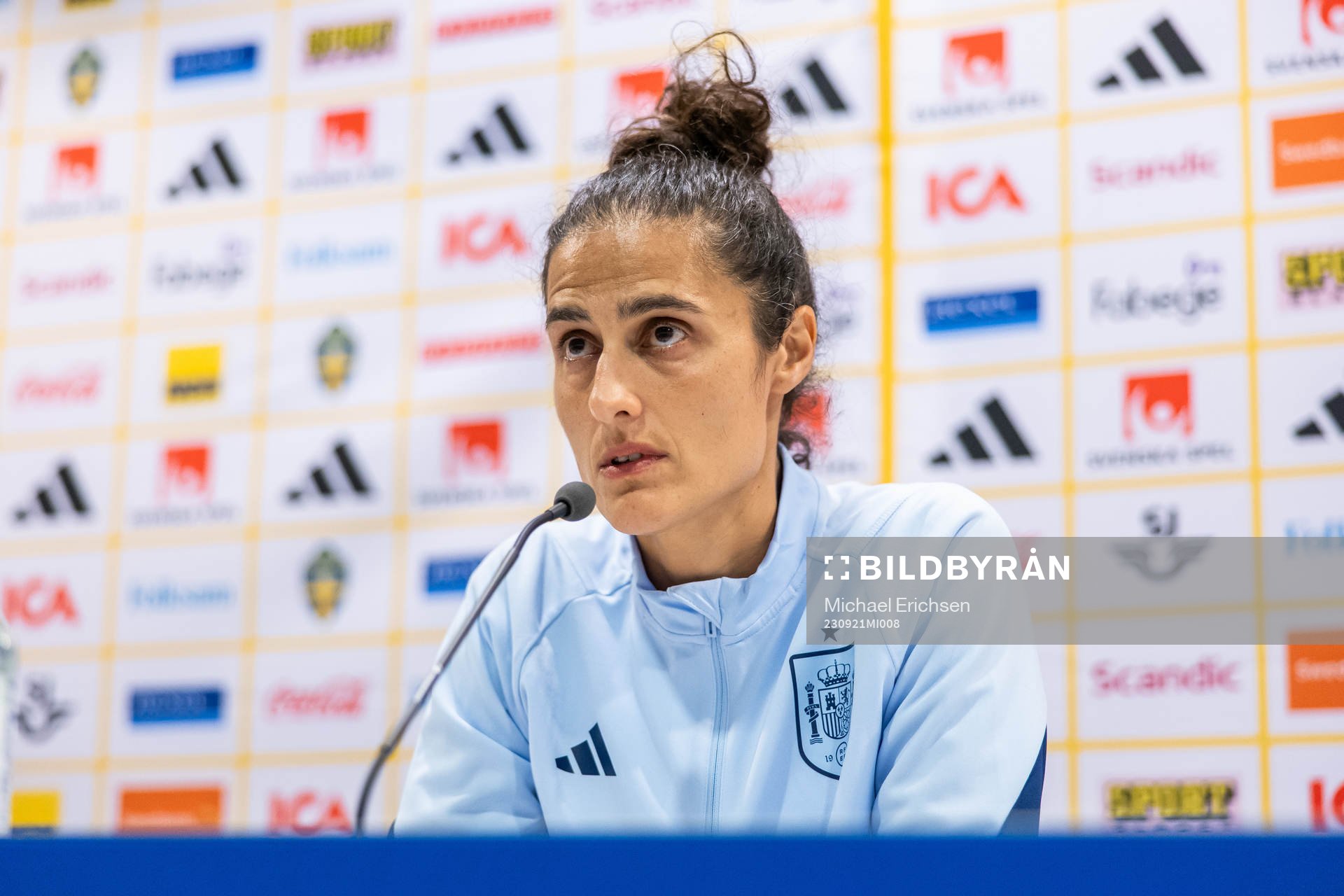 Head coach Montse Tomé of the Spanish Women's national