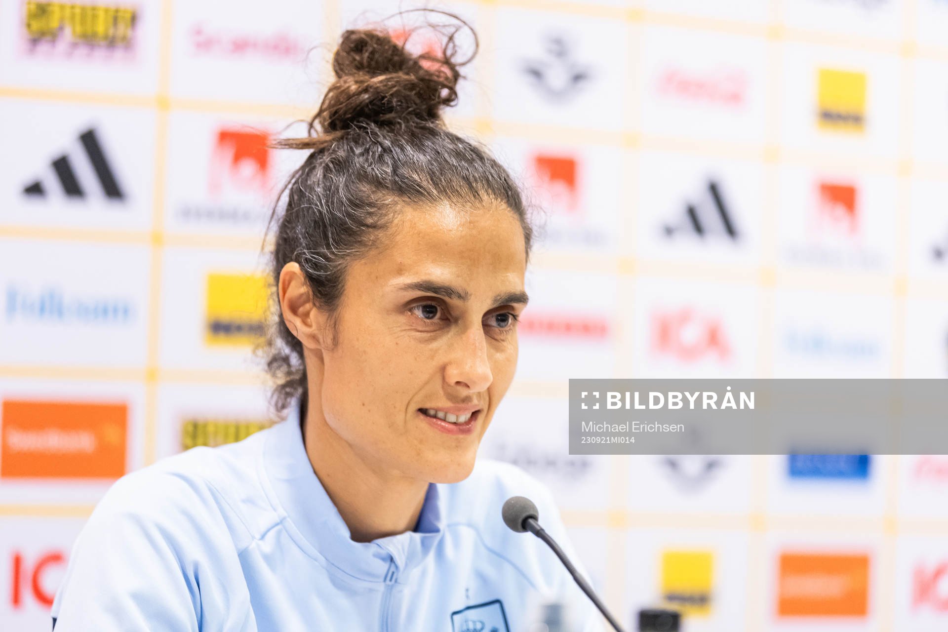Head coach Montse Tomé of the Spanish Women's national