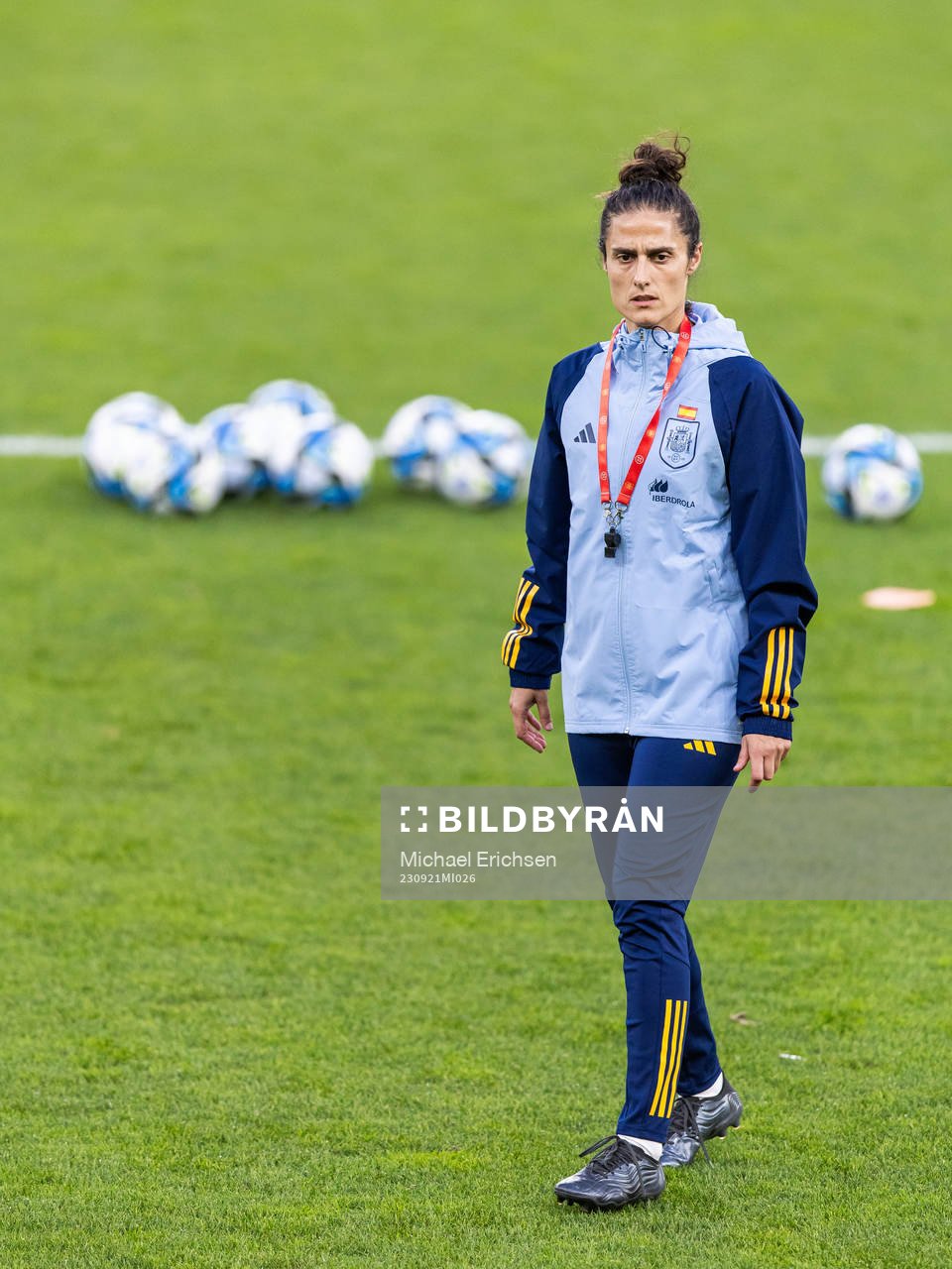 Head coach Montse Tomé of the Spanish women's national