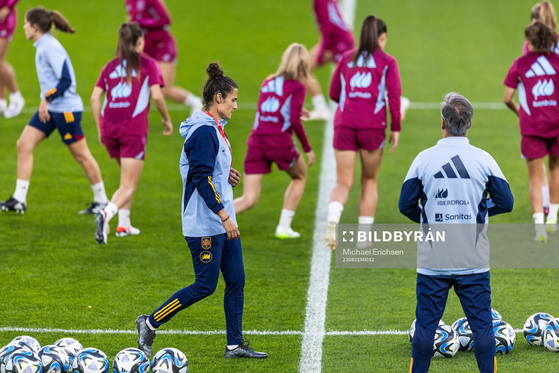 Head coach Montse Tomé of the Spanish women's national