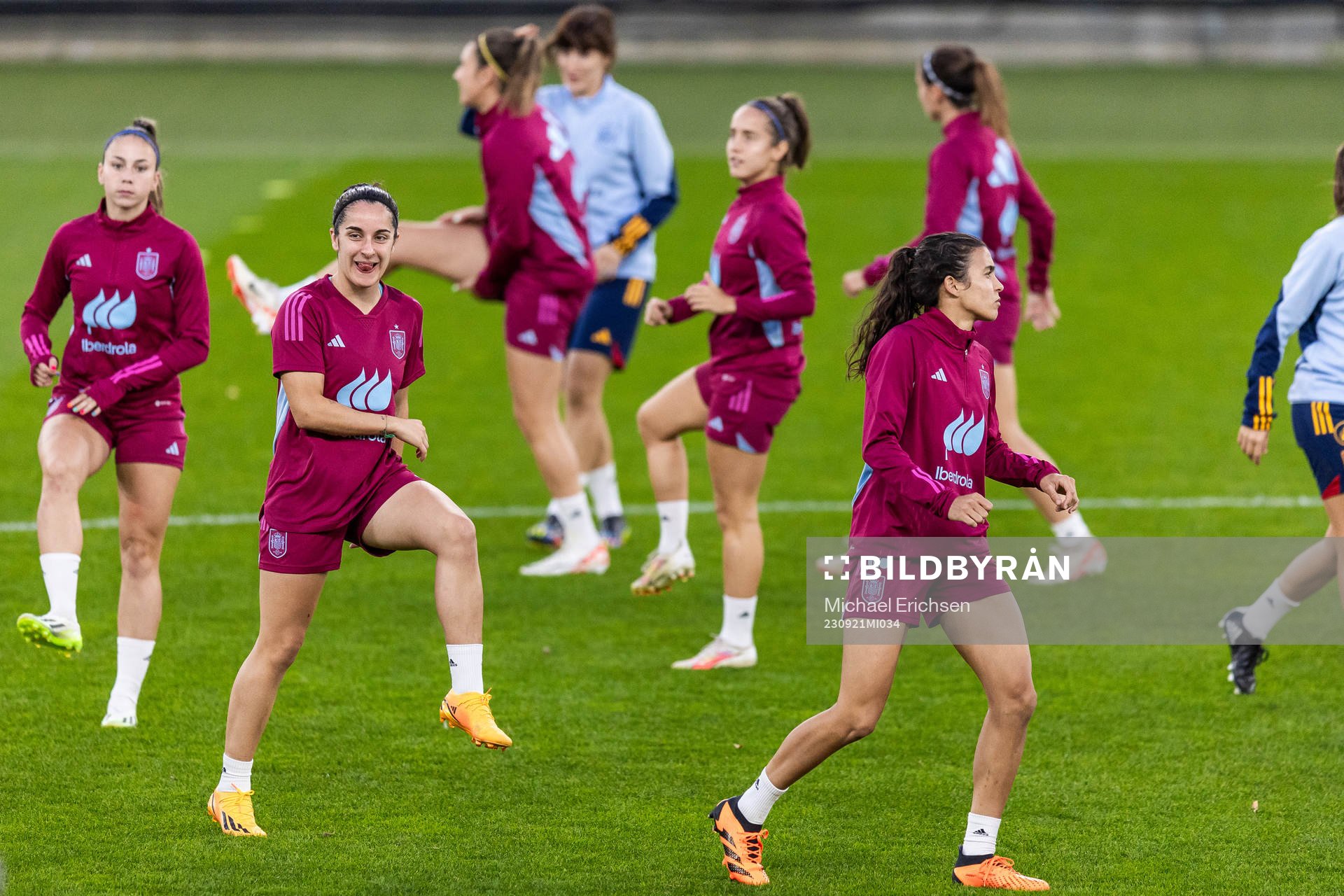 Players of the Spanish women's national football team