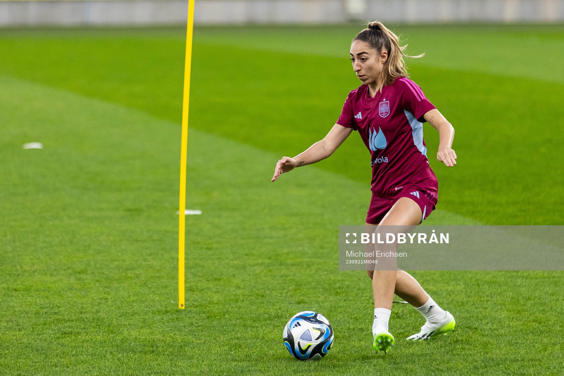 Olga Carmona of the Spanish women's national football team