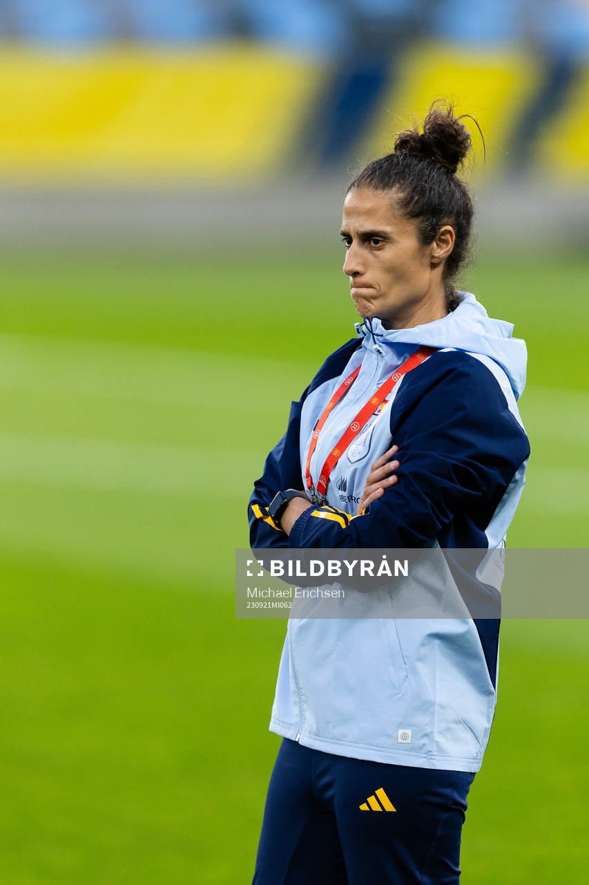 Head coach Montse Tomé of the Spanish women's national