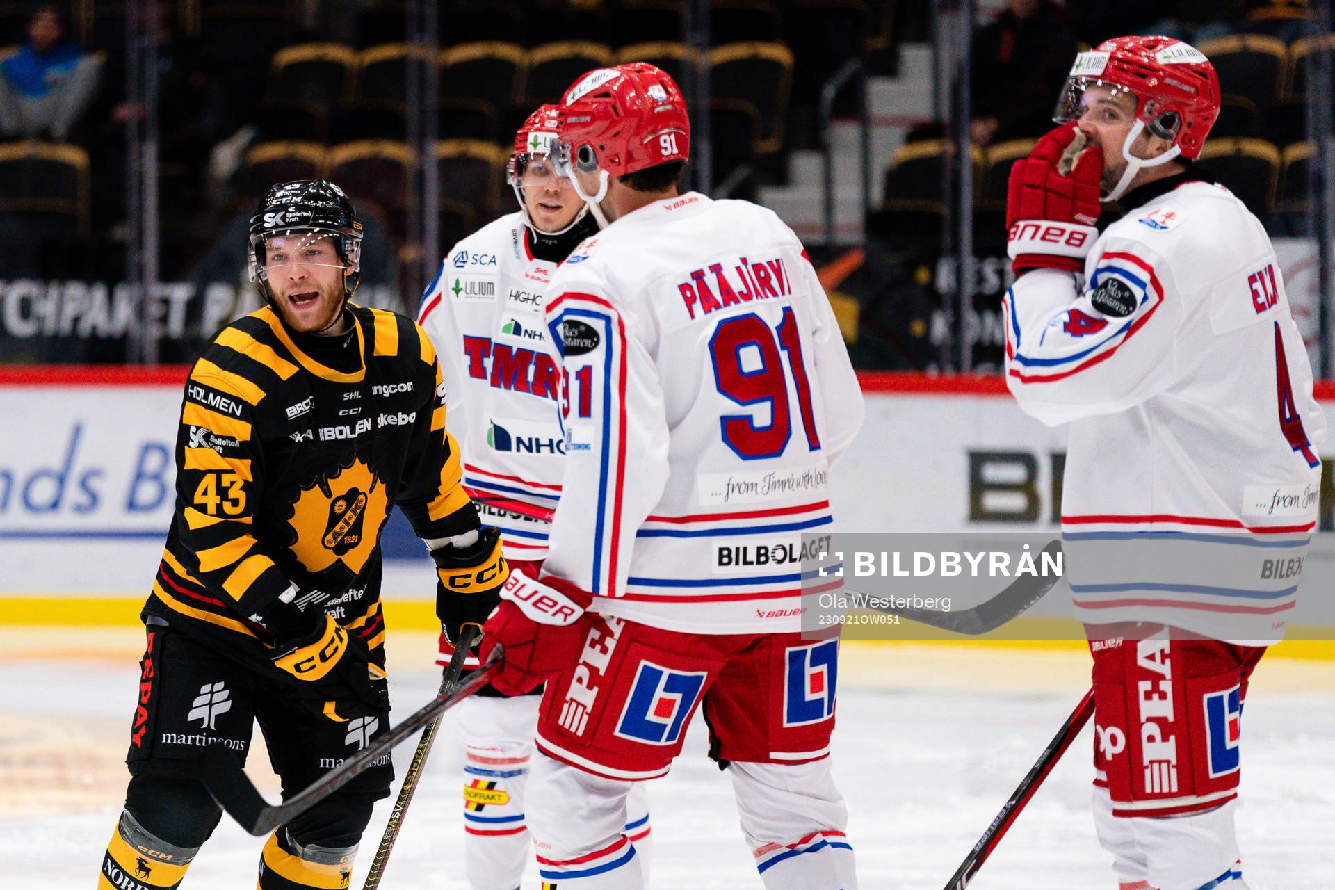Skellefteås Filip Sandberg och Timrås Magnus Pääjärvi