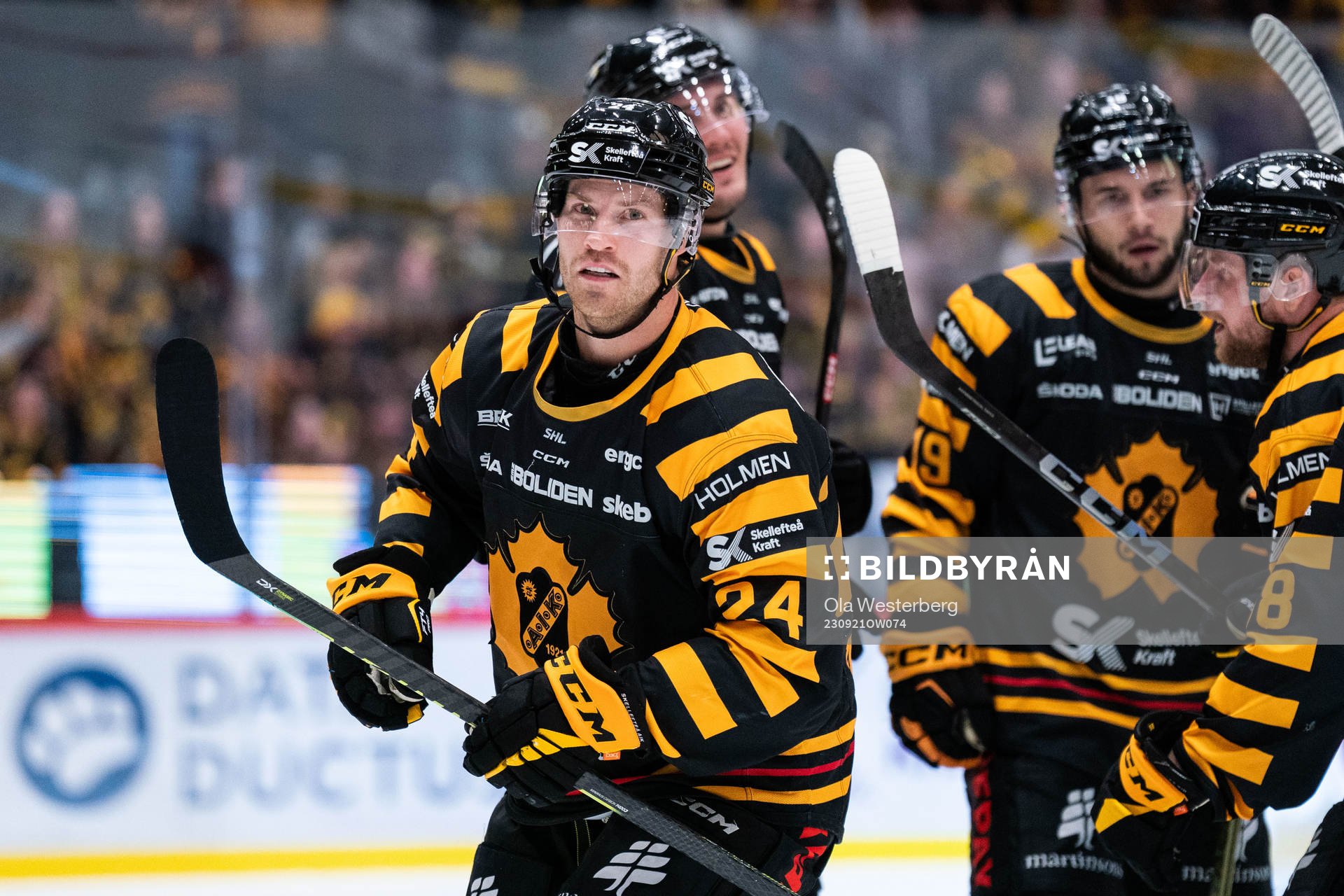 Skellefteås Oscar Lindberg jublar