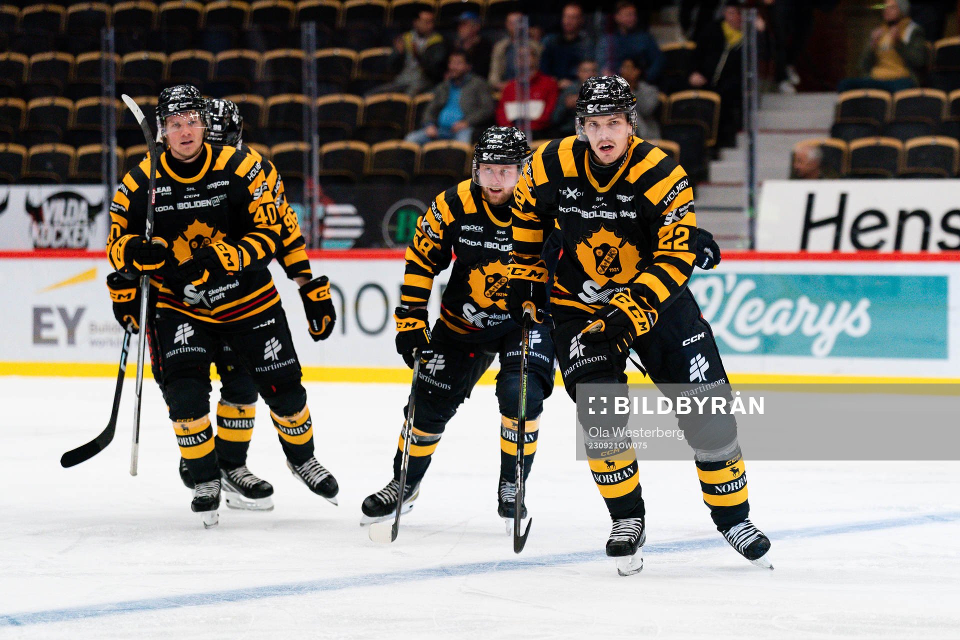 Skellefteås Anton Heikkinen , Oskar Nilsson och Jonathan