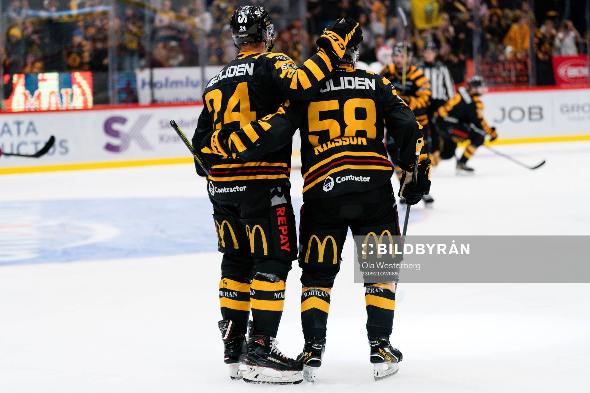 Skellefteås Oscar Lindberg och Oskar Nilsson