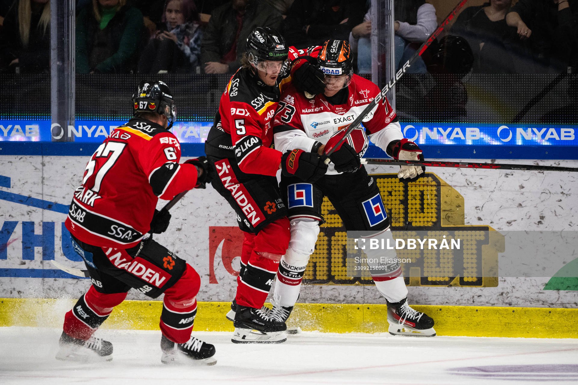 Luleås Marcus Hardegård och Örebros Oliver Eklind