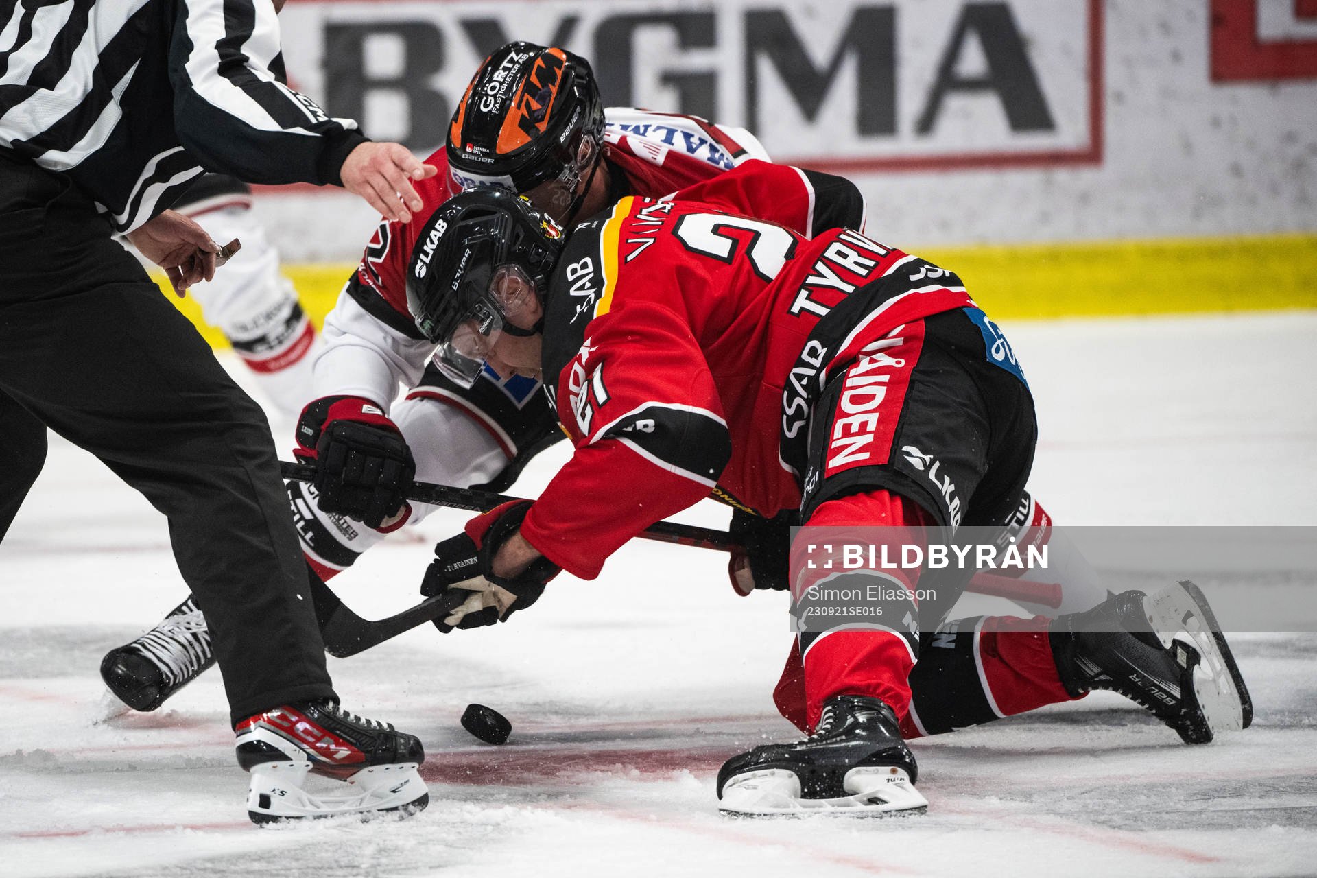 Örebros Robert Leino och Luleås Juhani Tyrväinen