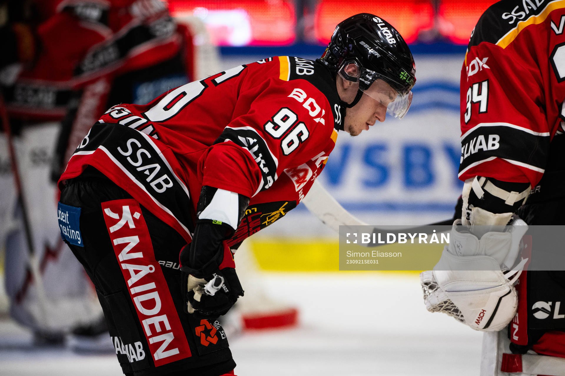 Luleås Pontus Andreasson deppar