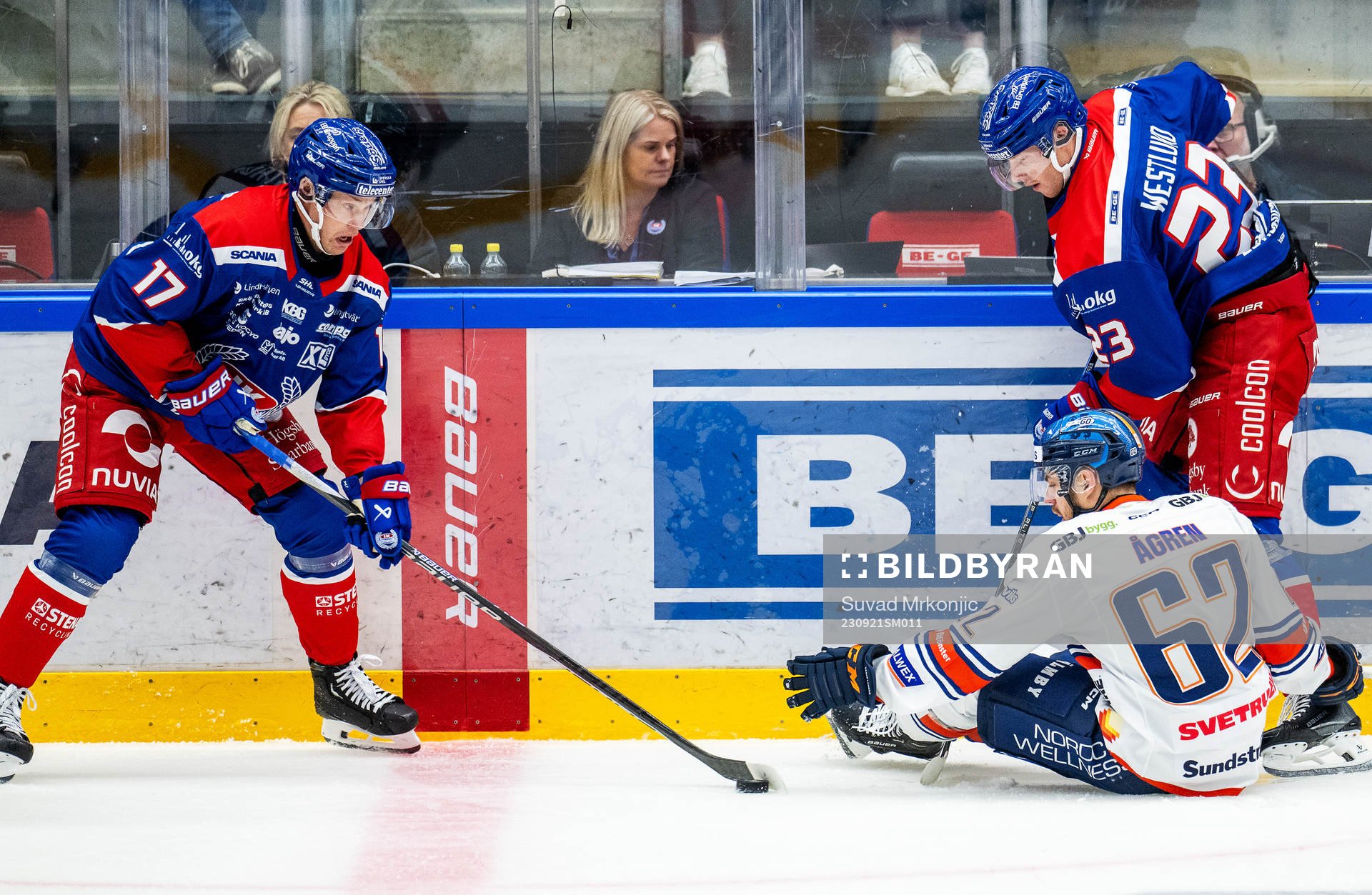 Oskarshamns Jonas Engström och Gustaf Westlund mot