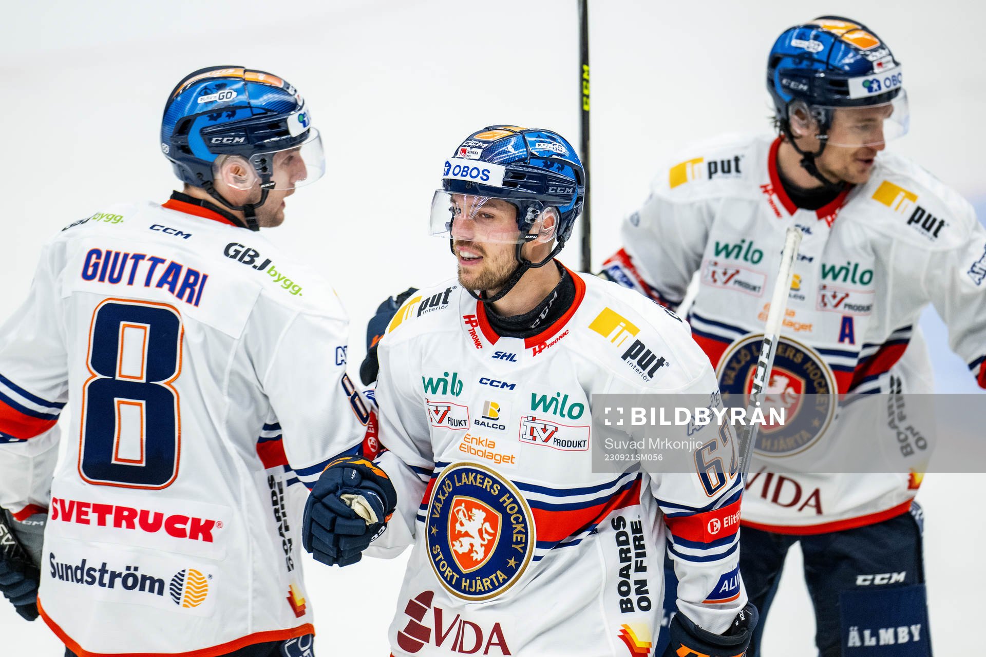 Växjös Manuel Ågren jublar