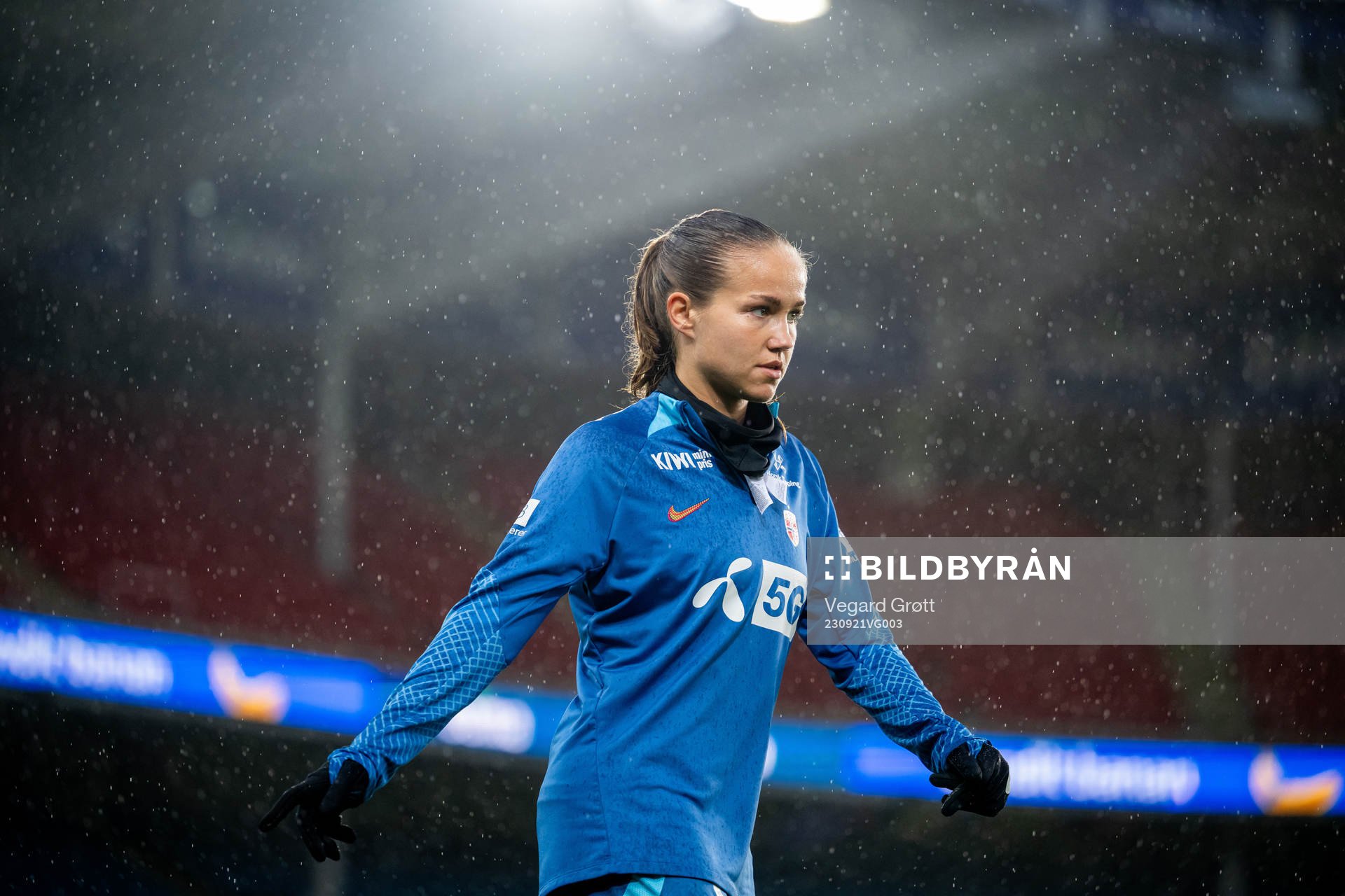 Guro Reiten of the Norwegian women's national football team