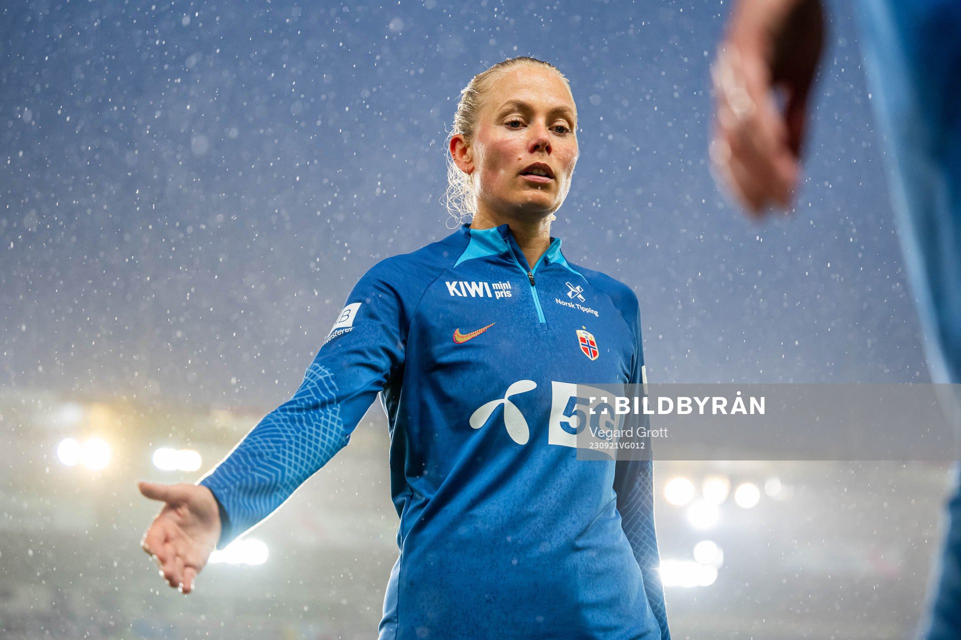 Guro Bergsvand of the Norwegian women's national football