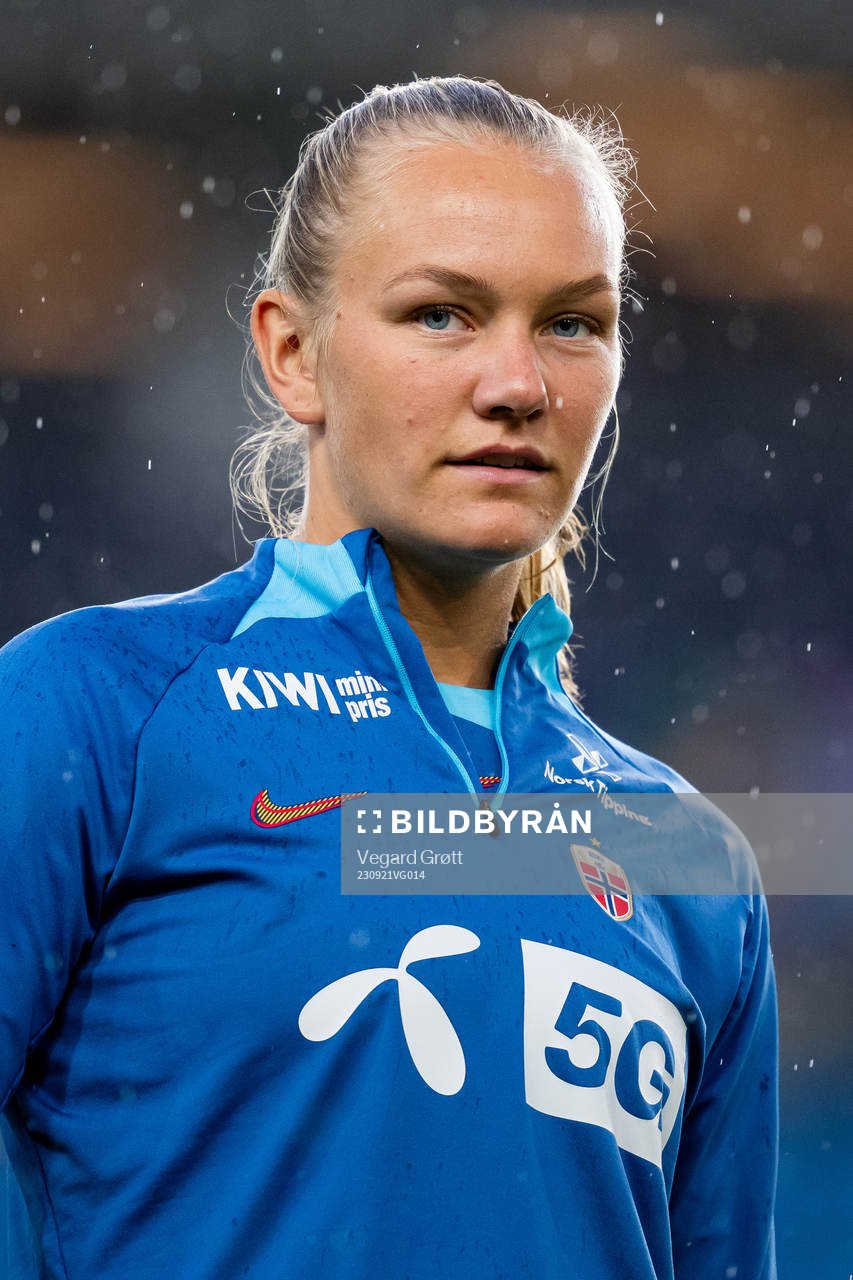 Frida Maanum of the Norwegian women's national football team