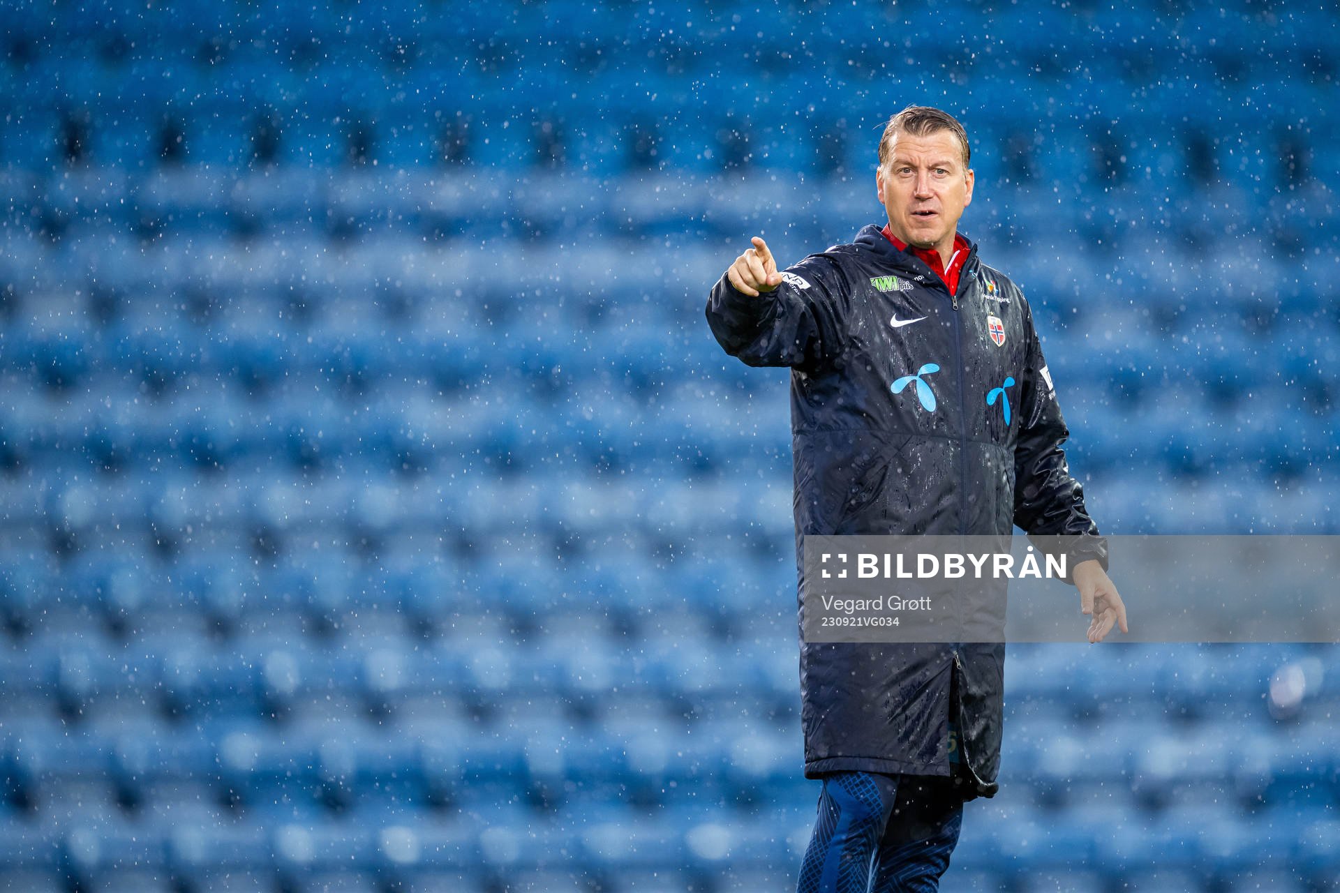 Leif Gunnar Smerud, head coach of the Norwegian women's