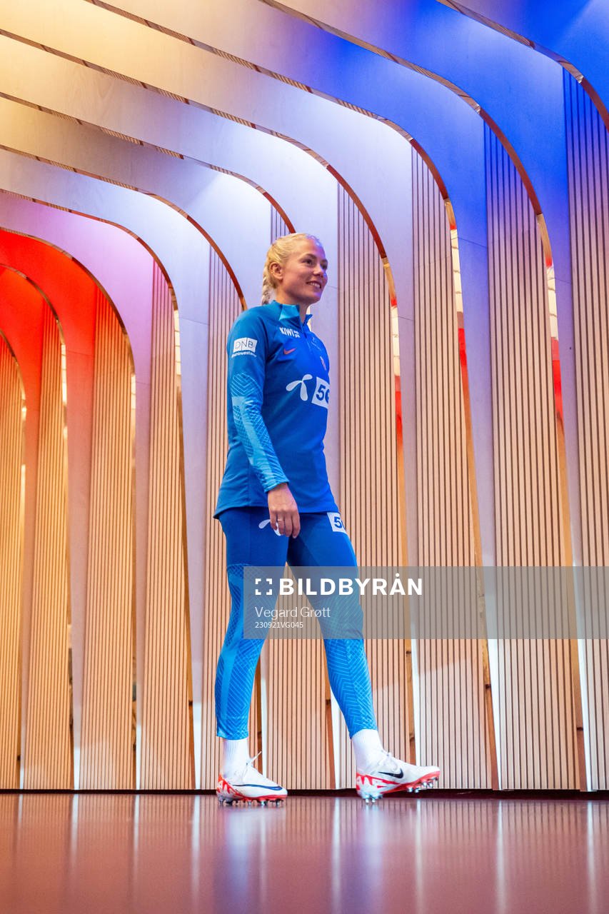 Guro Bergsvand of the Norwegian women's national football