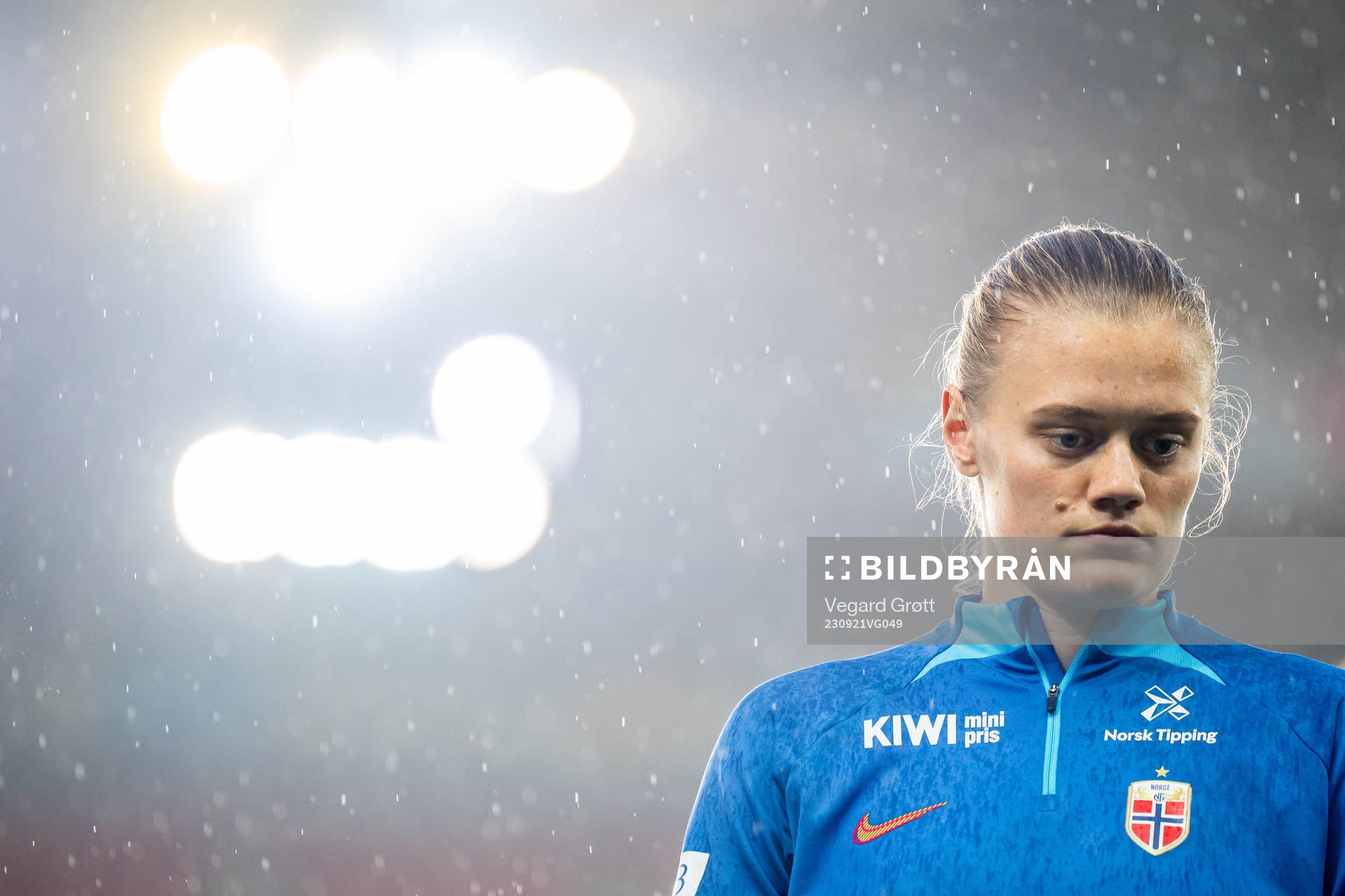 Mathilde Harviken of the Norwegian women's national