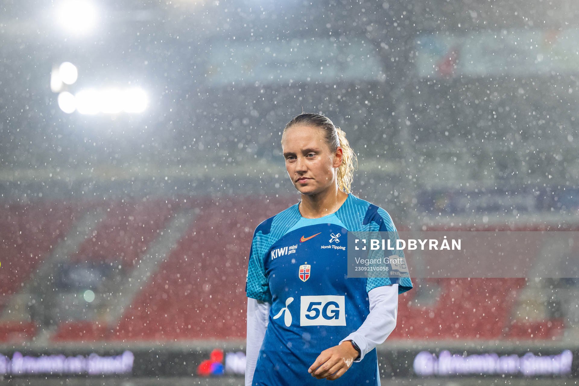 Lisa Naalsund of the Norwegian women's national football