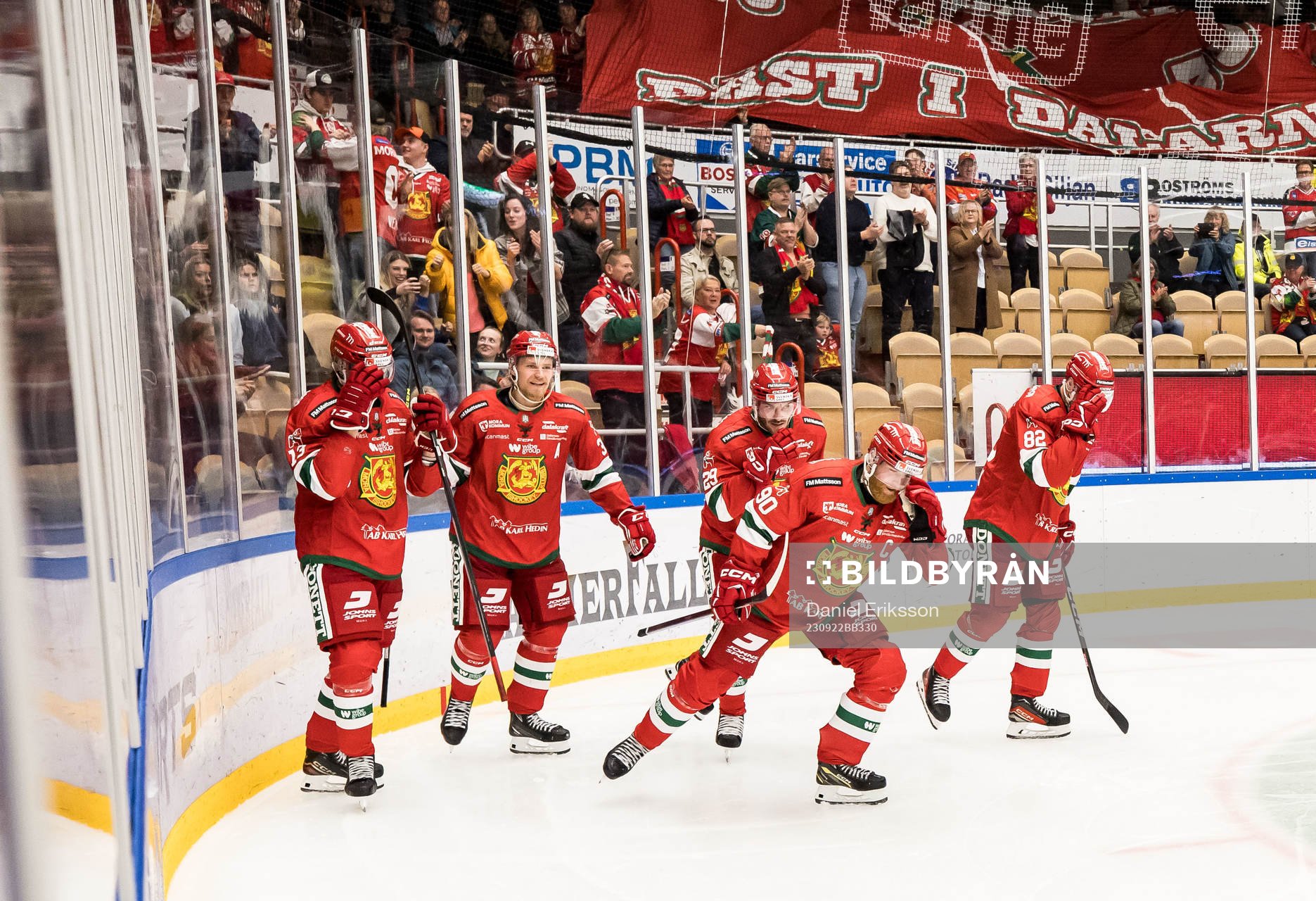 Moras Daniel Ljunggren jublar