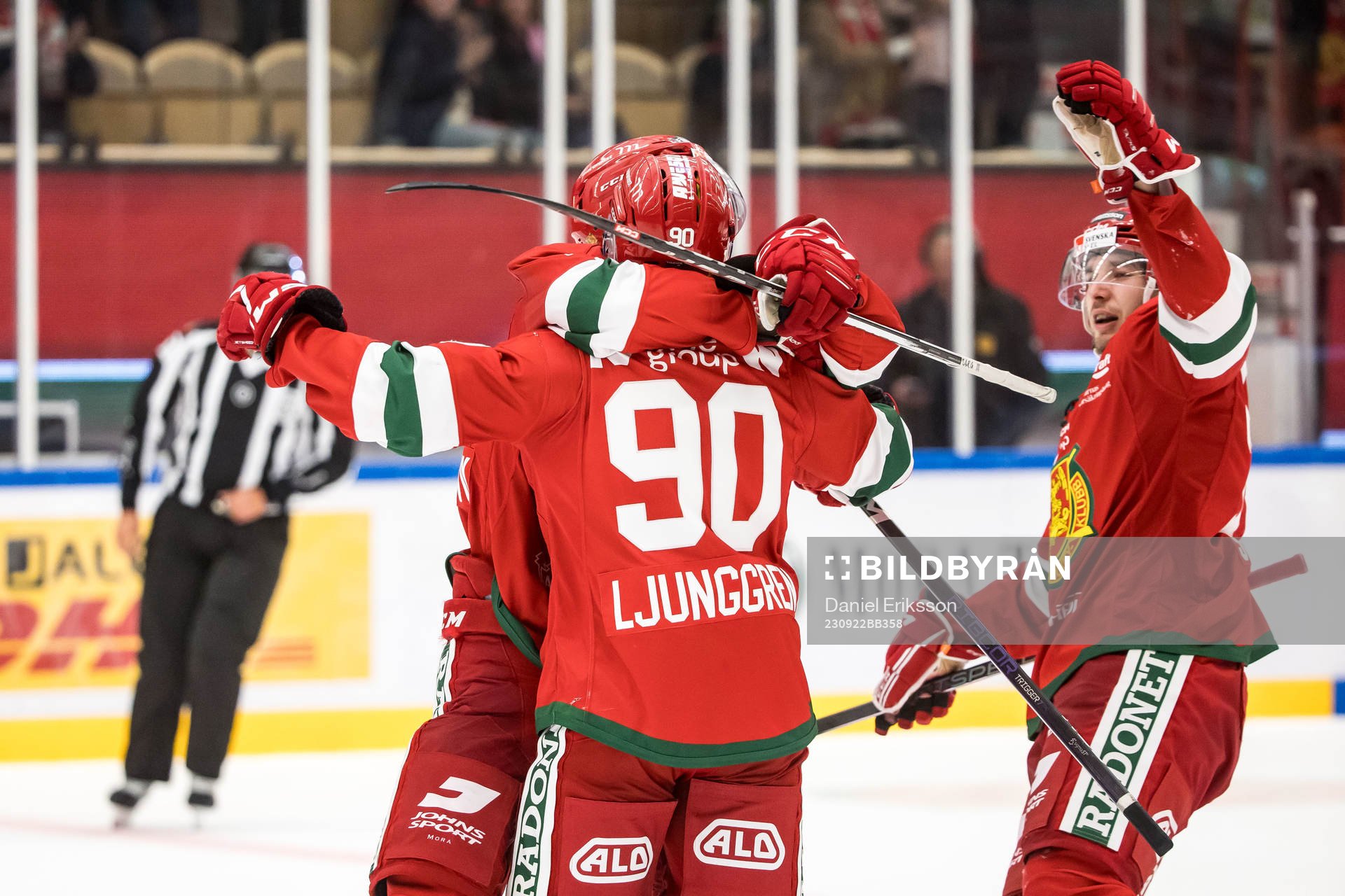 Moras Daniel Ljunggren jublar