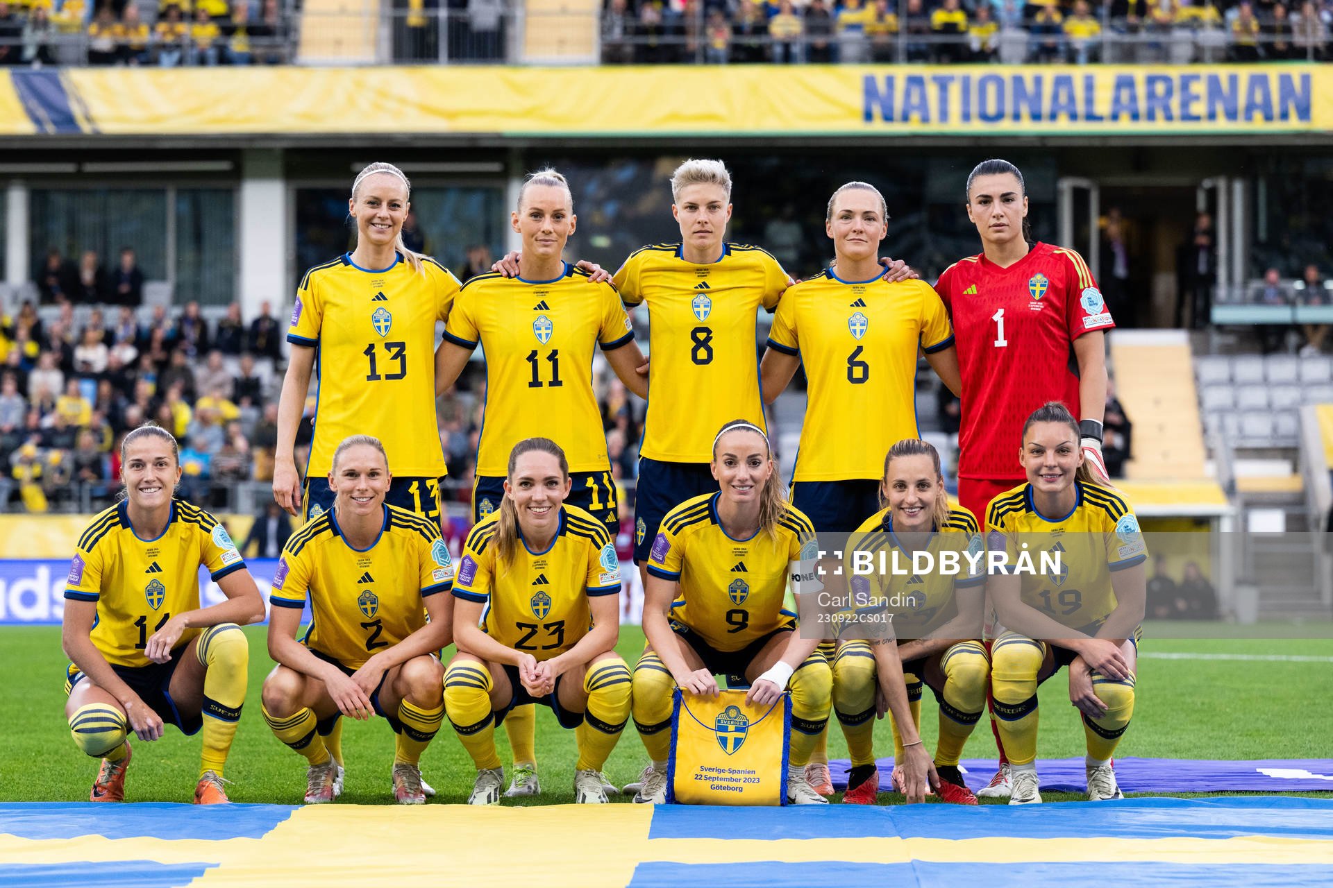 Amanda Ilestedt, Stina Blackstenius, Lina Hurtig, Magdalena