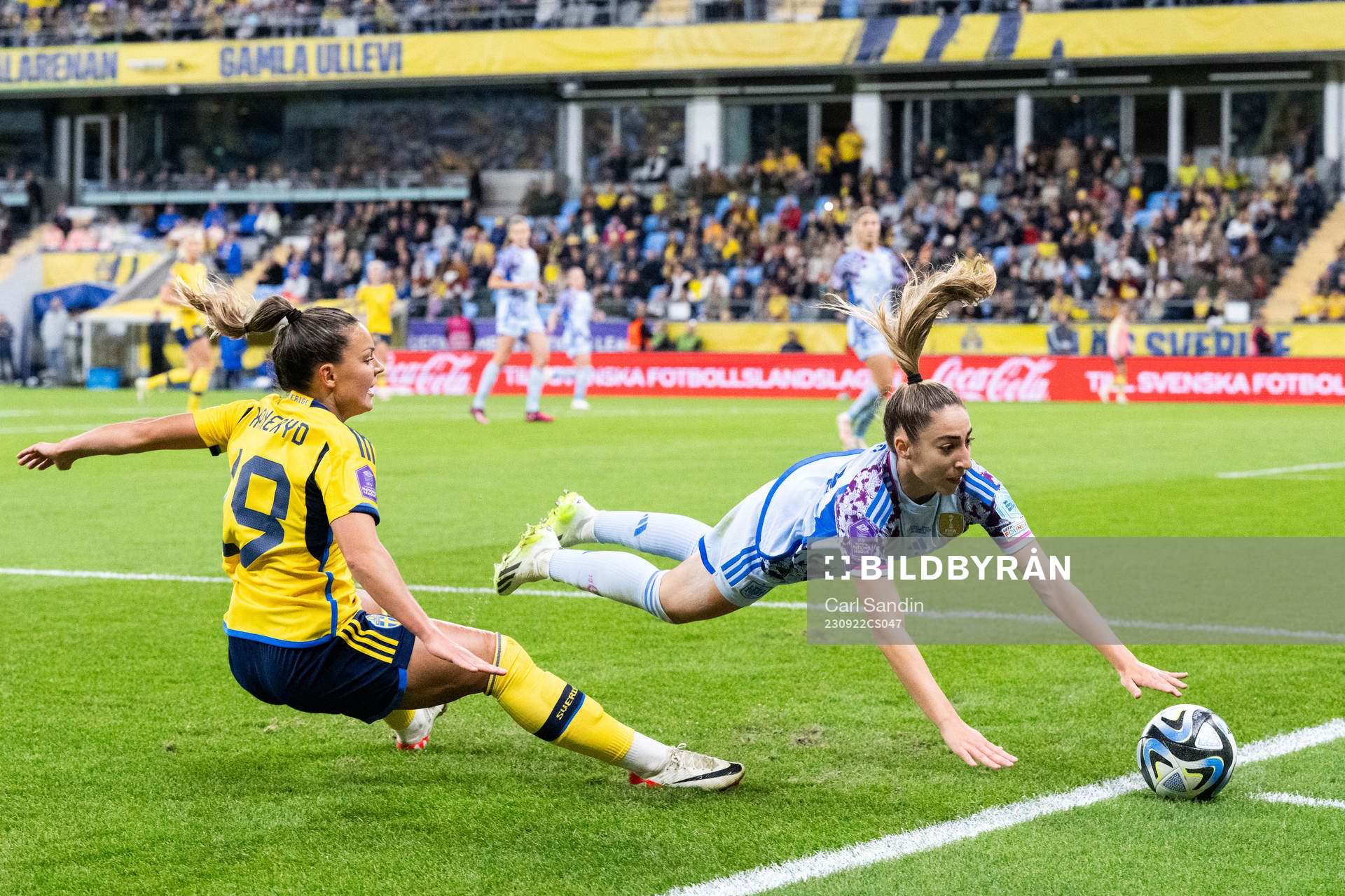 Johanna Rytting Kaneryd of Sweden and Olga Carmona of Spain