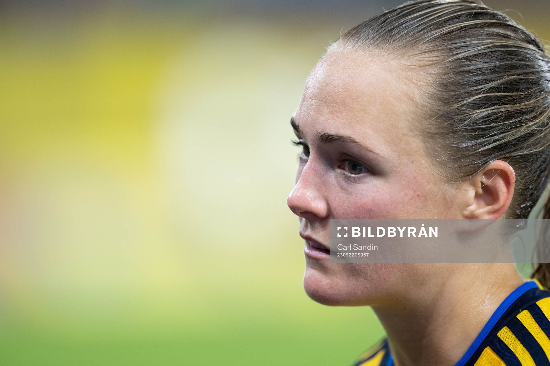 Magdalena Eriksson of Sweden looks dejected