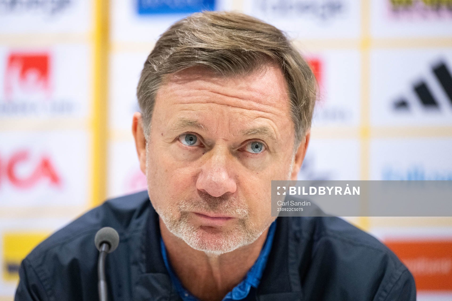 Head coach Peter Gerhardsson of Sweden