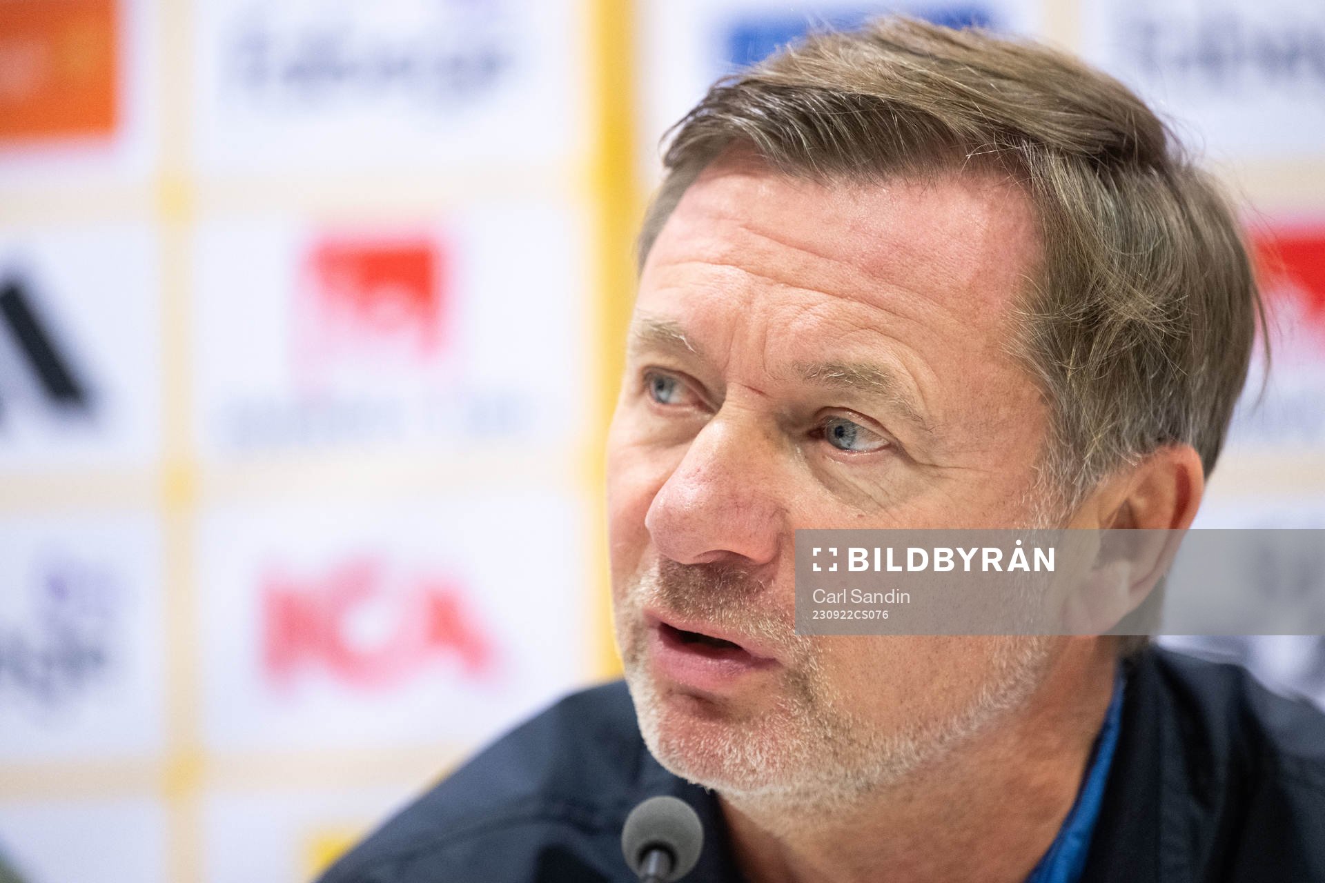 Head coach Peter Gerhardsson of Sweden
