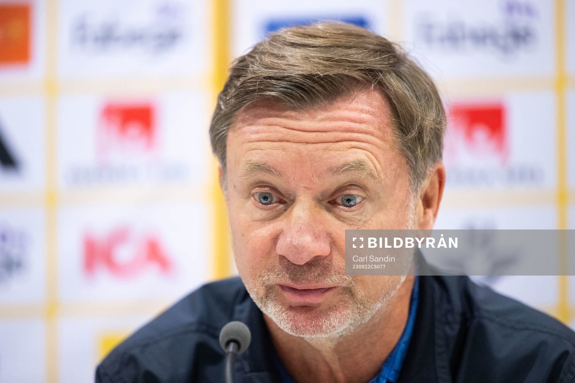 Head coach Peter Gerhardsson of Sweden