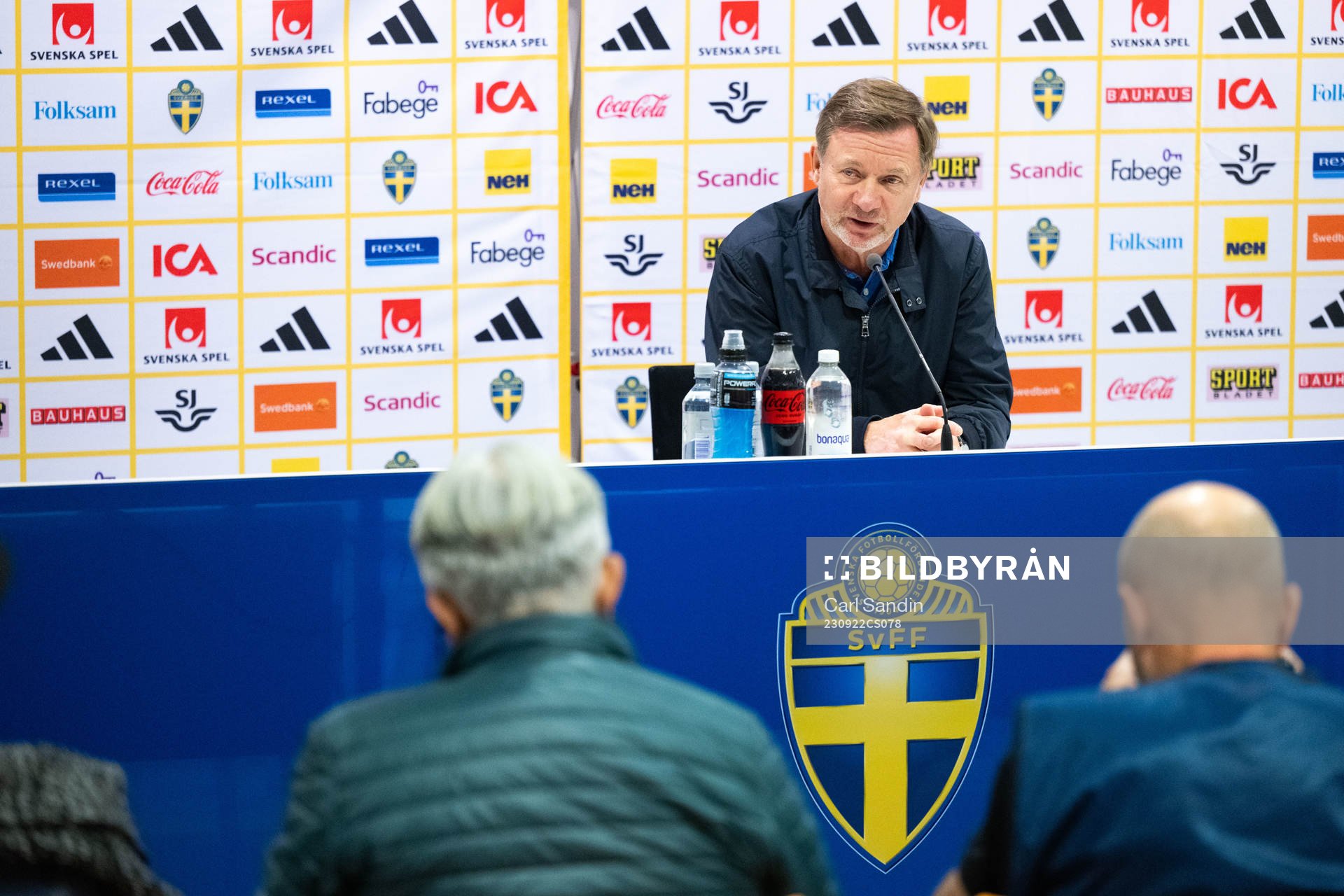 Head coach Peter Gerhardsson of Sweden