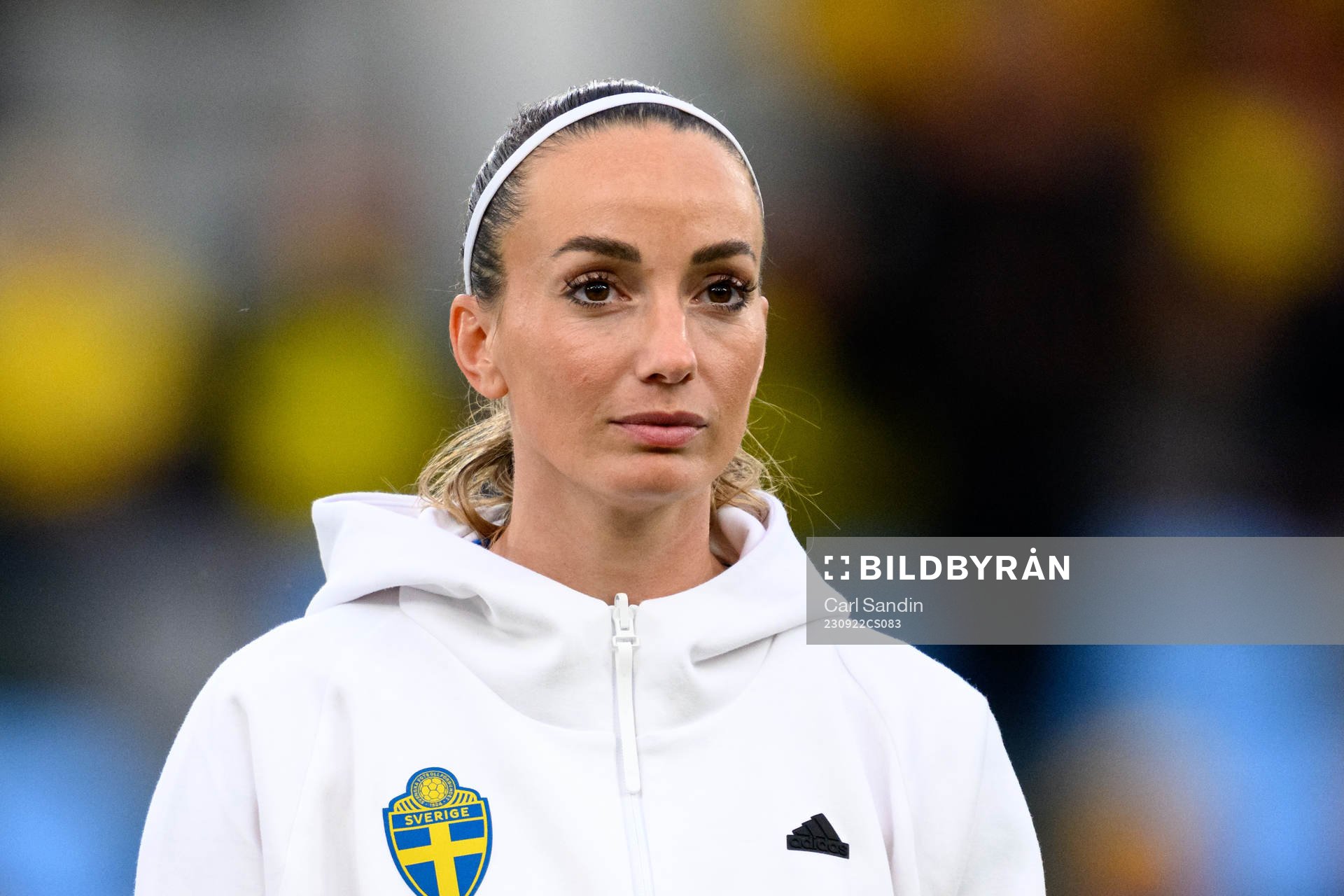 Kosovare Asllani of Sweden at lineup