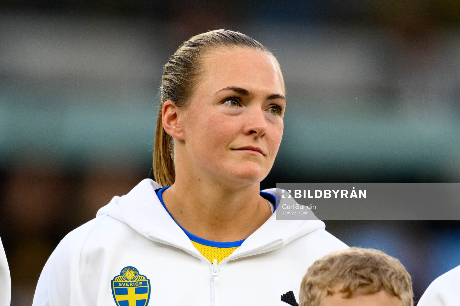 Magdalena Eriksson of Sweden at lineup