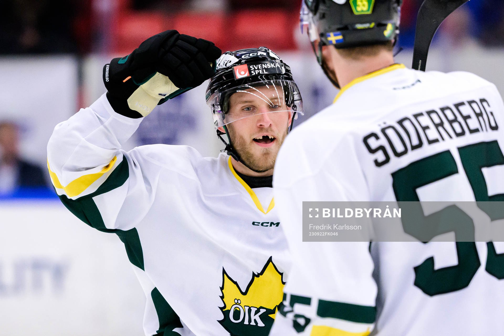 Östersunds Josef Ingman jublar