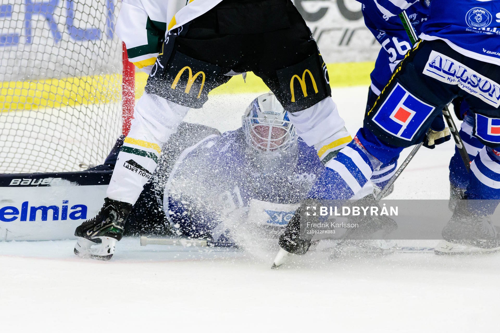 Karlskogas målvakt Marcus Hellgren Smed