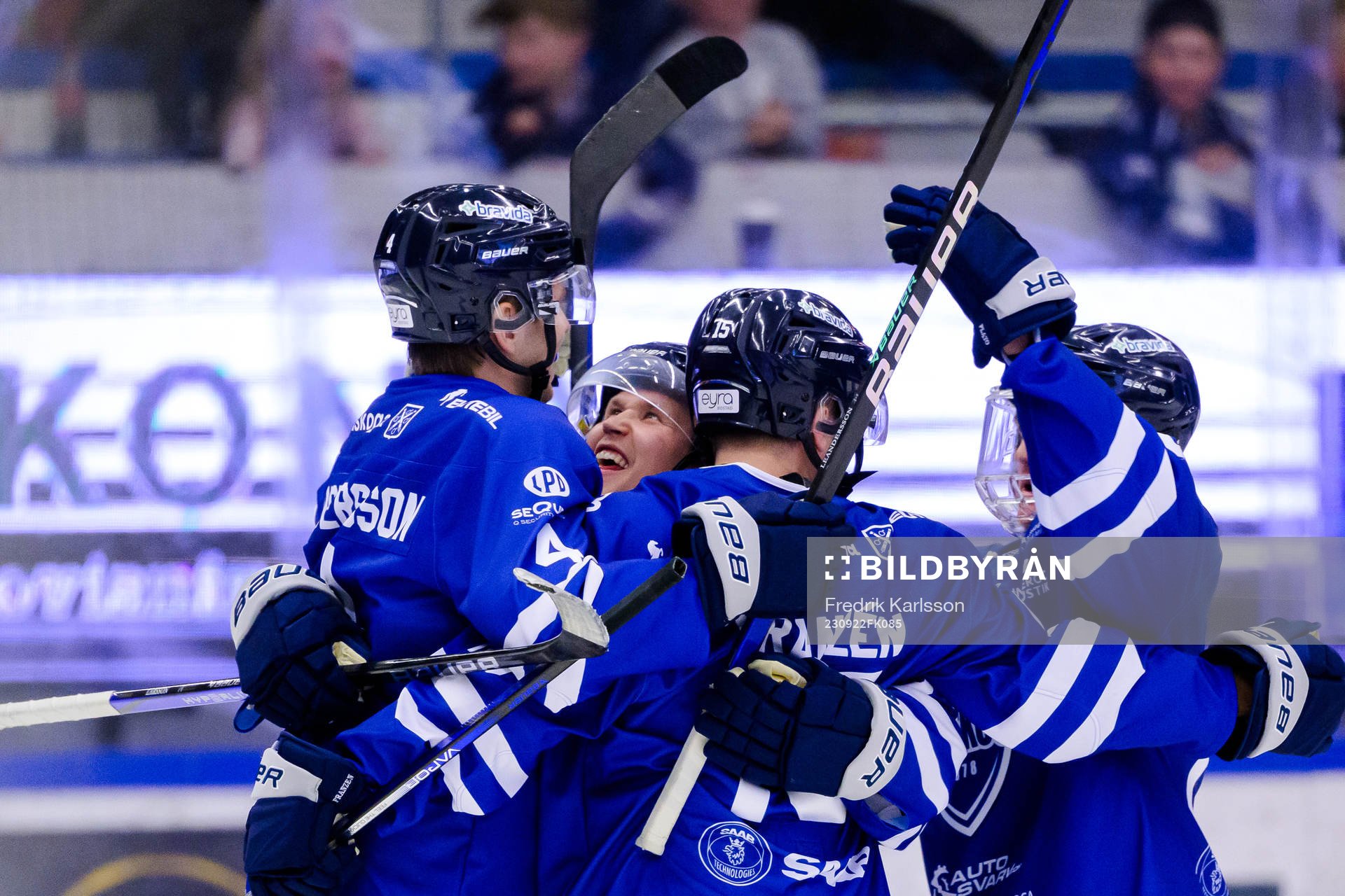 Karlskogas Alexander Leandersson jublar