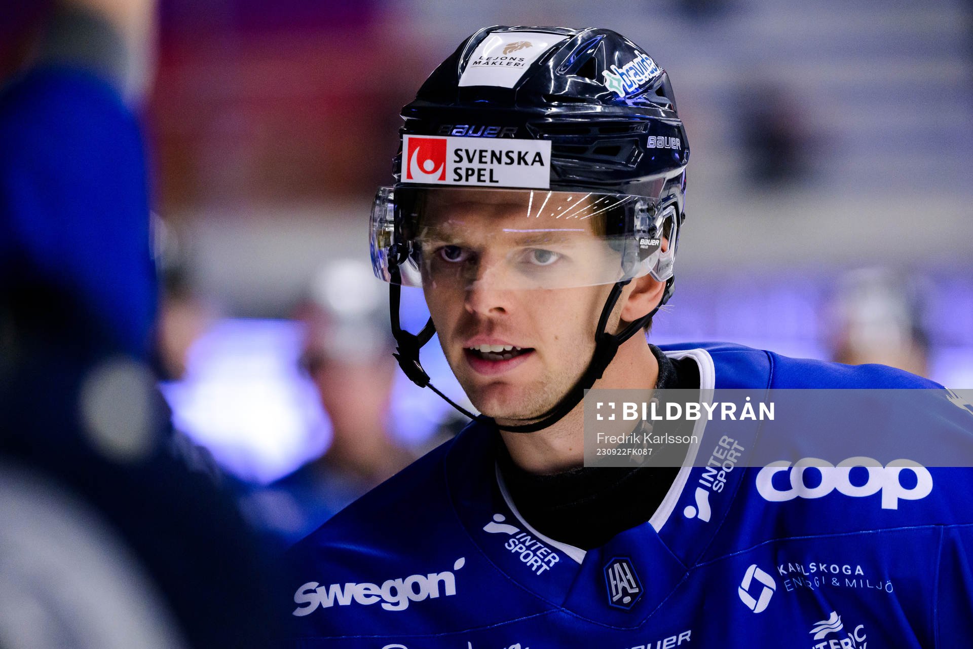 Karlskogas Alexander Leandersson jublar