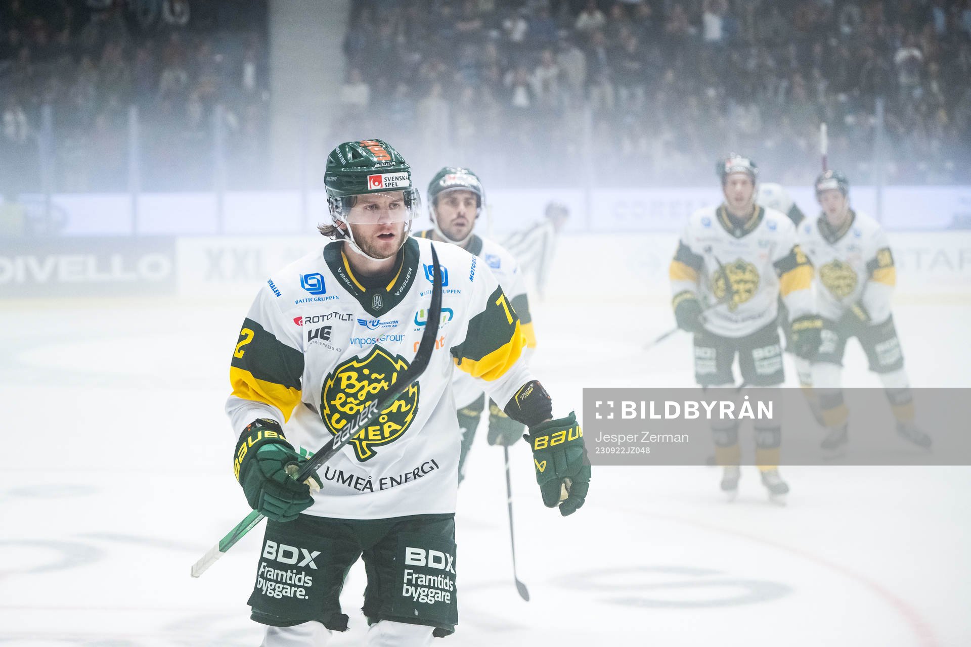 Björklövens Nicolai Meyer jublar