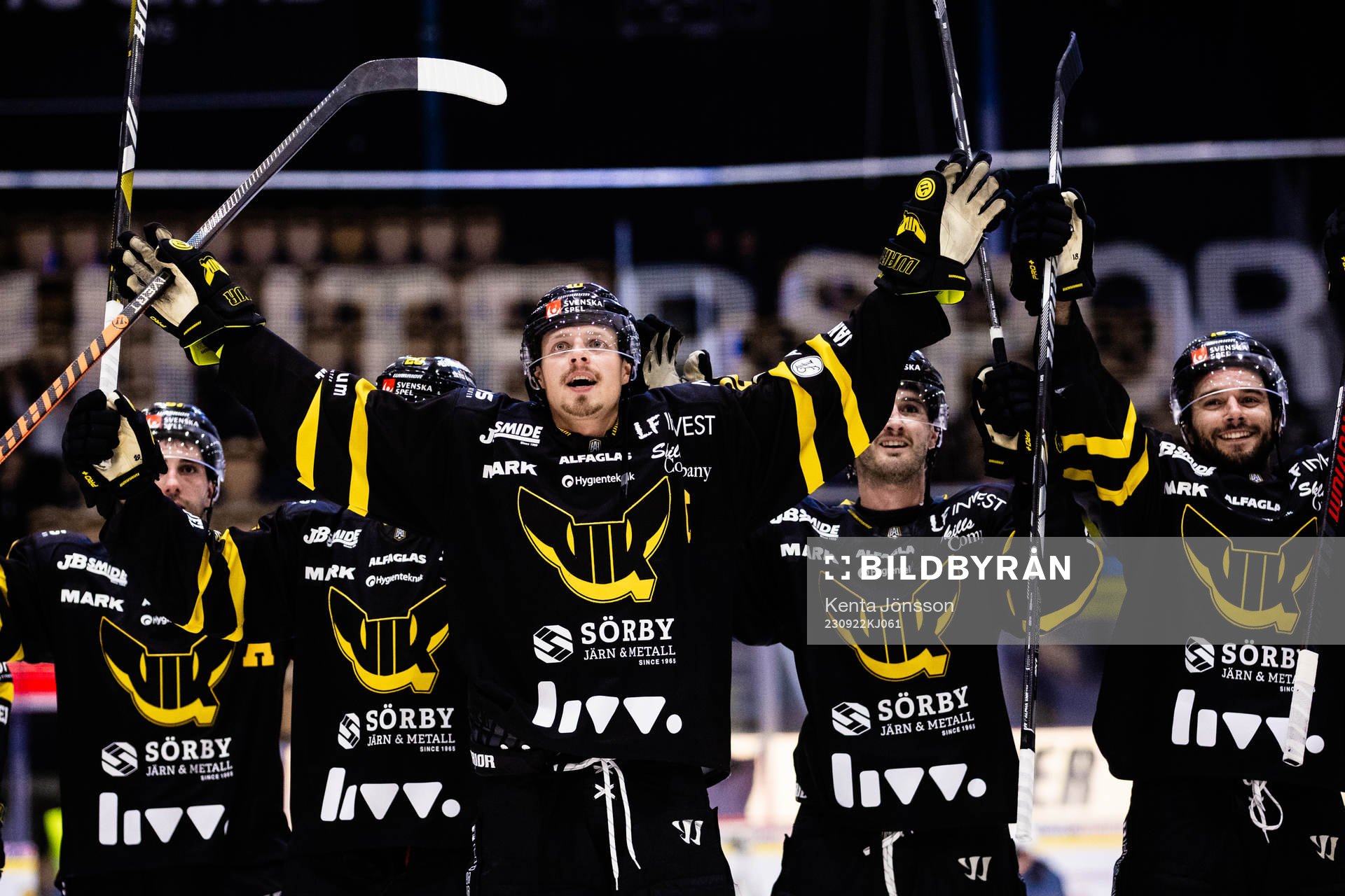 Västerås Jimmie Jansson Lorek jublar