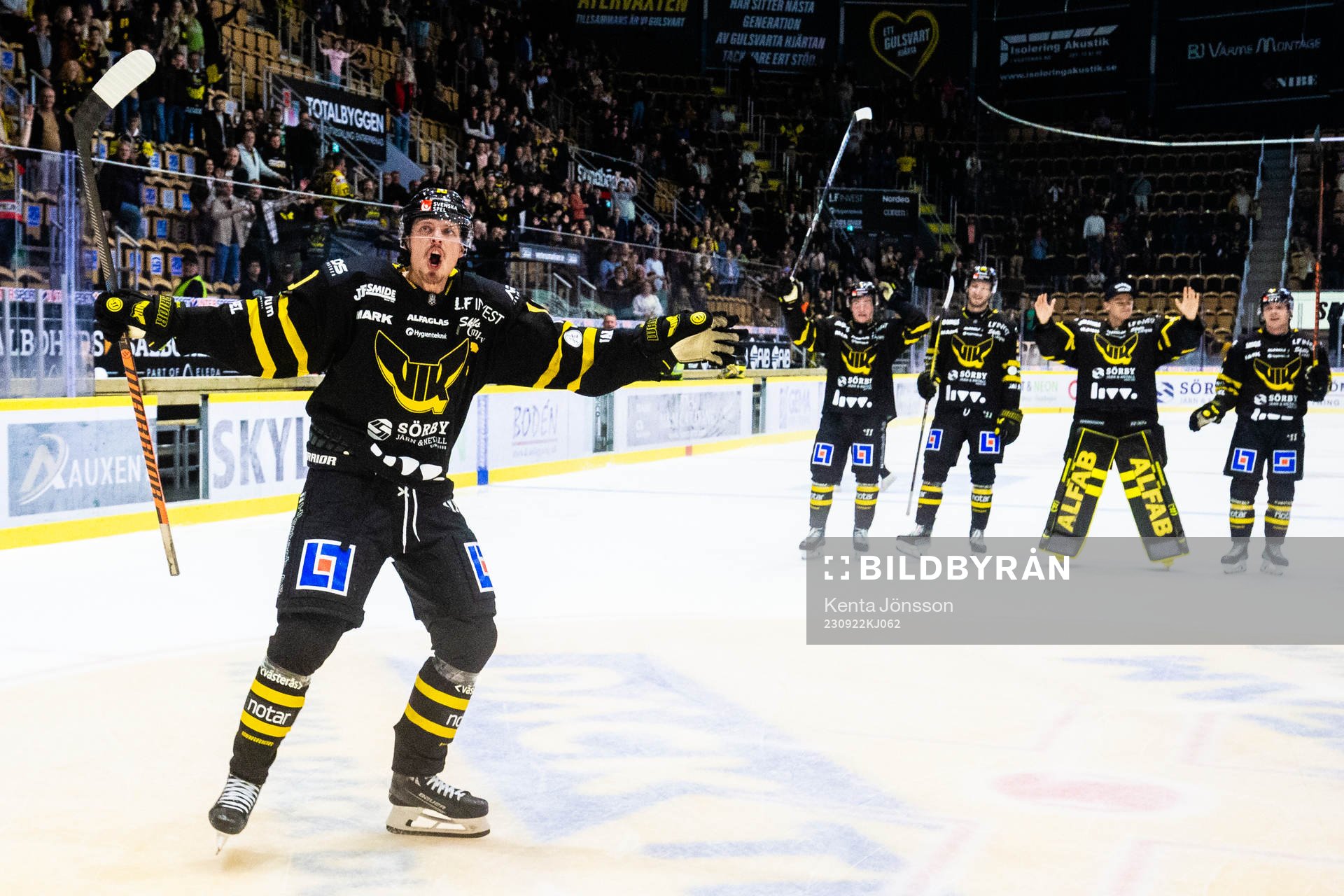 Västerås Jimmie Jansson Lorek jublar