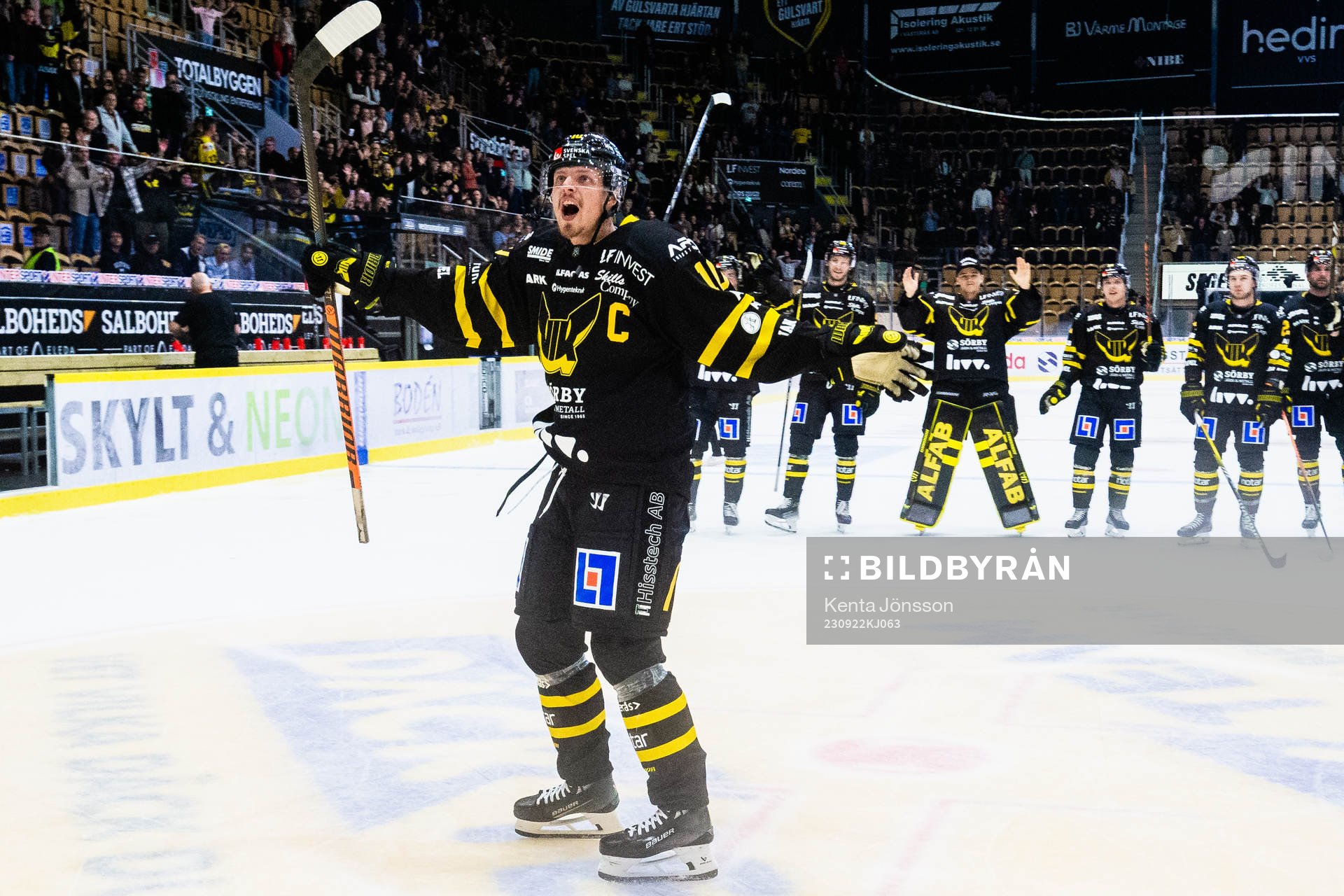 Västerås Jimmie Jansson Lorek jublar