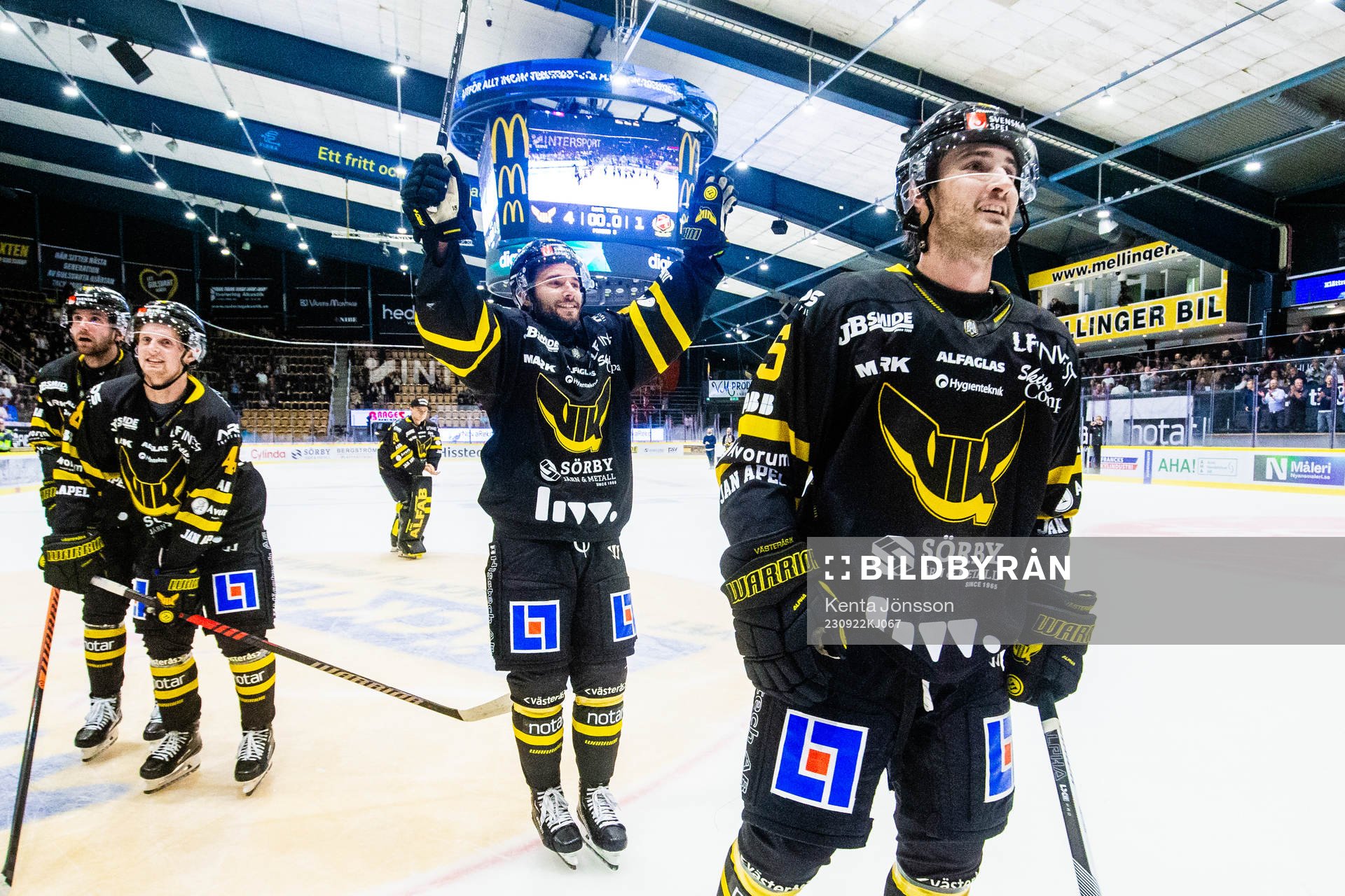 Västerås Isac Skedung, Shane Gersich och Jared Dmytriw